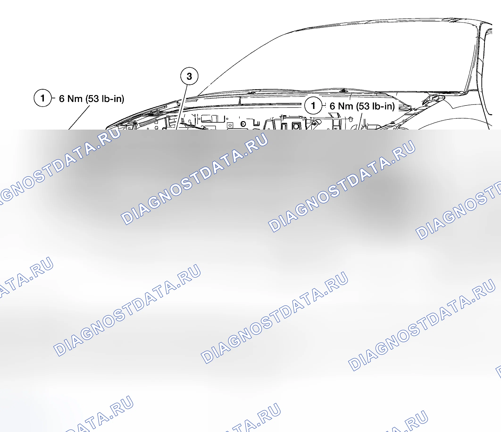 Рис. 3: Открывающаяся панель радиаторной решетки. Hyundai Mistra I рестайлинг