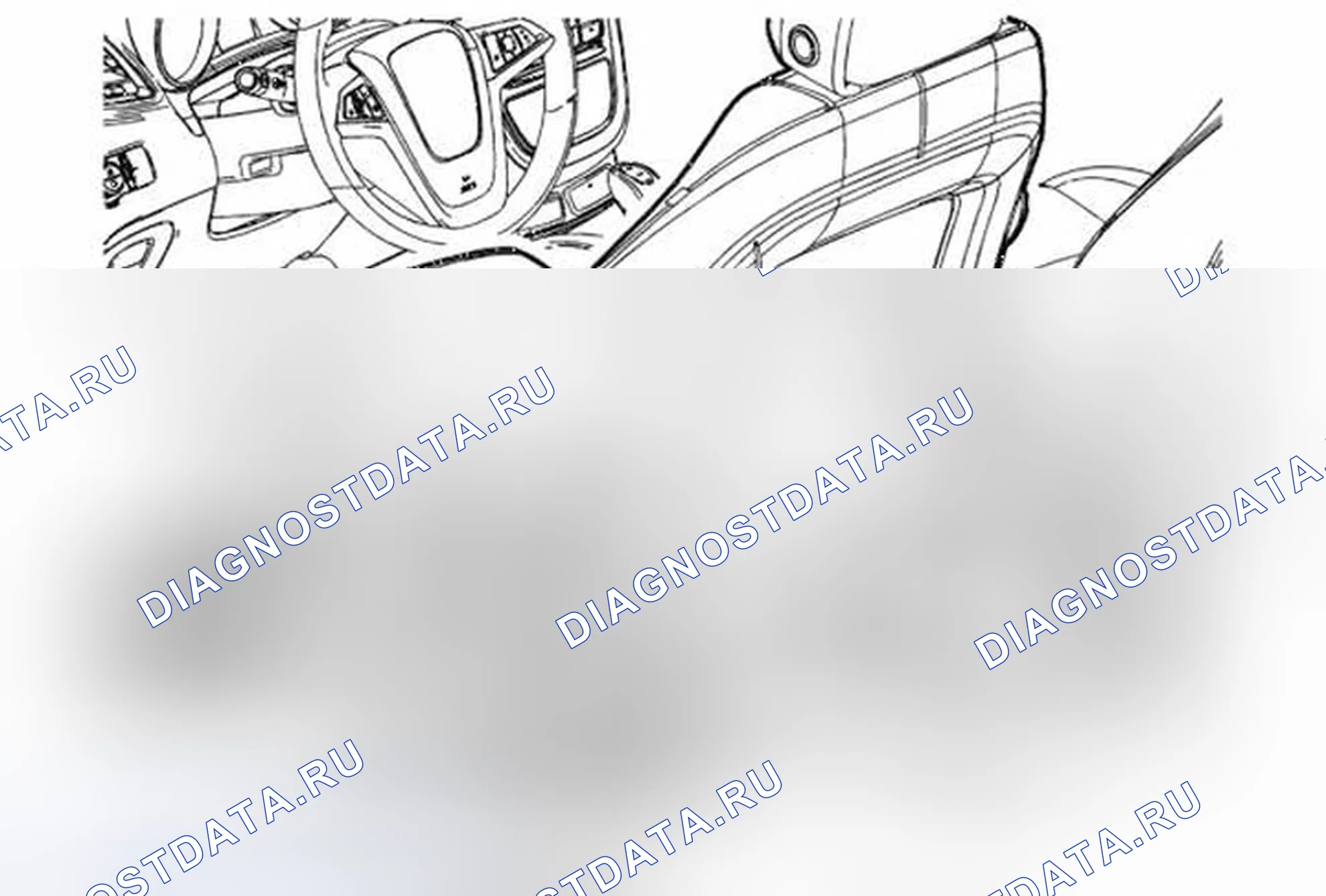 Рис. 1: Снятие и установка сиденья водителя или пассажира. Buick Encore I