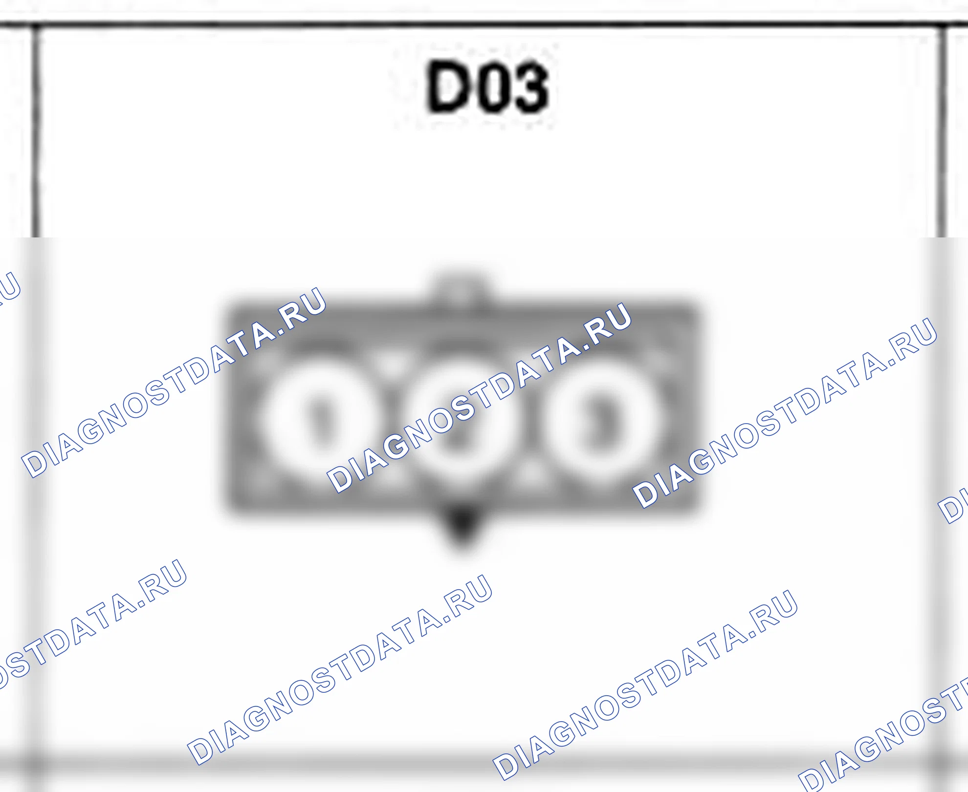 Распиновка разъёма D03 — дверного жгута. Hyundai Atos MX