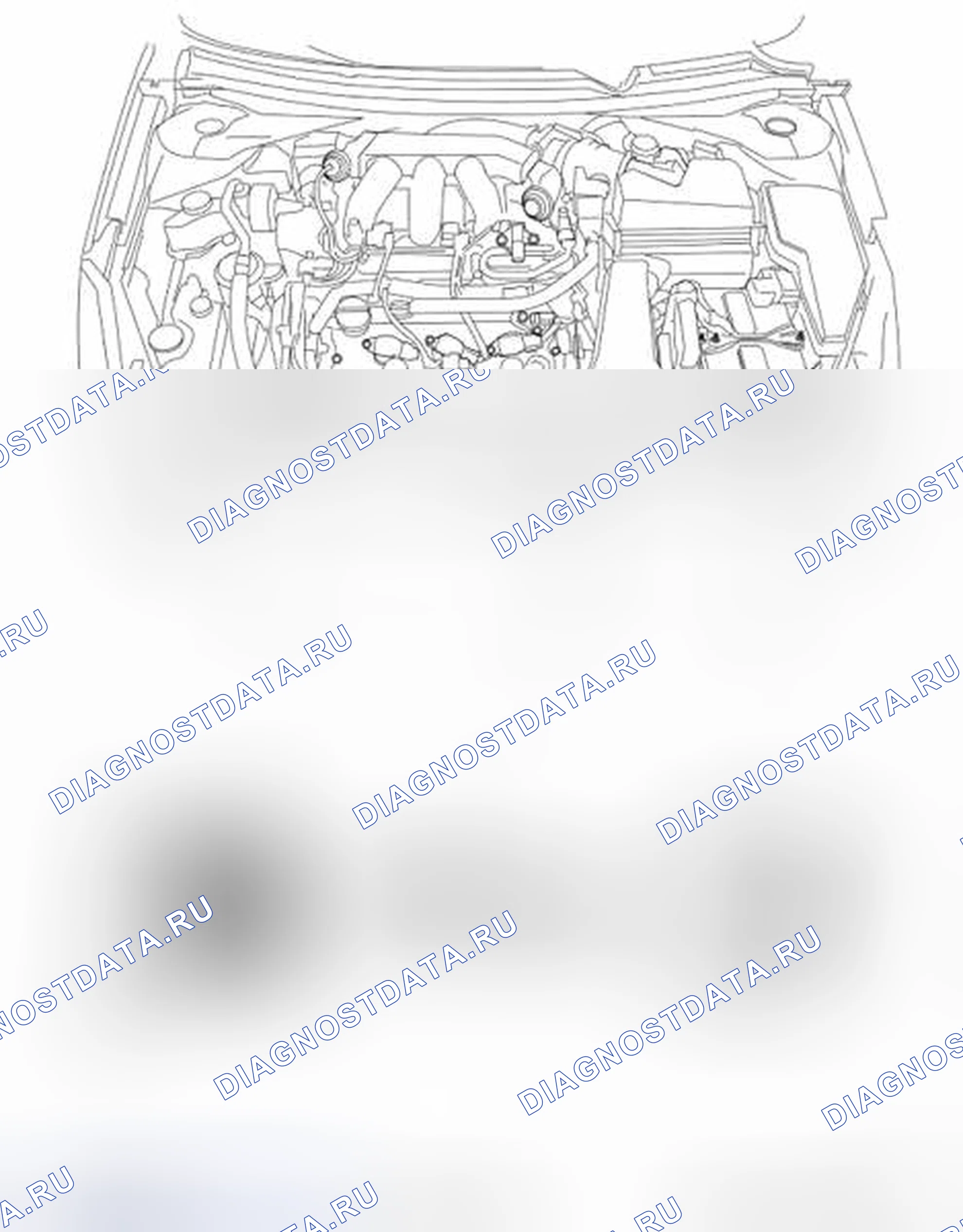 Рис. 30: МОТОРНЫЙ ОТСЕК. Honda Passport I