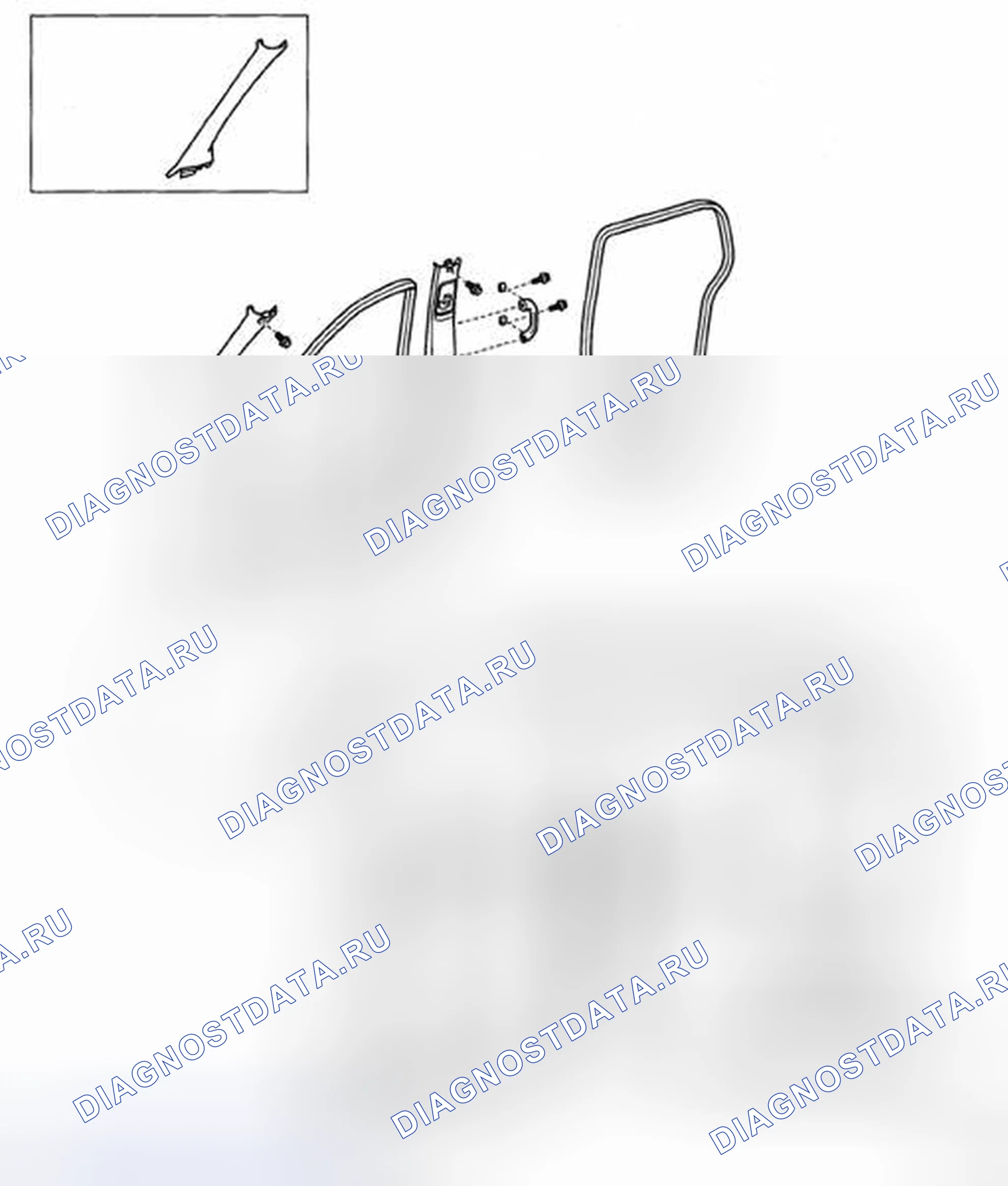 Рис. 111: КОМПОНЕНТЫ. Toyota Sienna II рестайлинг