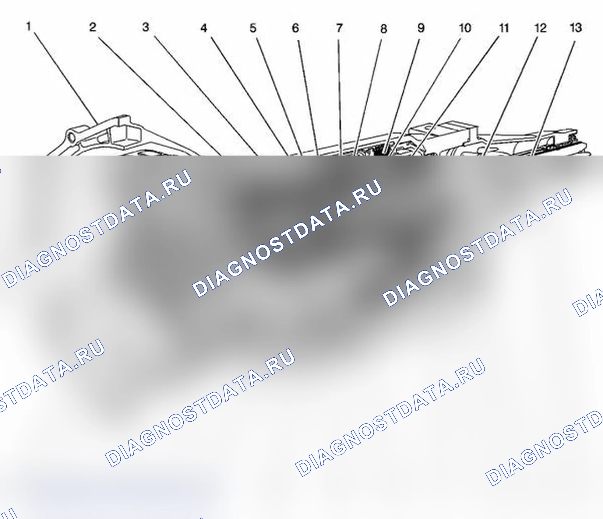 Рис. 28: Расположение компонентов. Chevrolet Silverado 2500 HD 