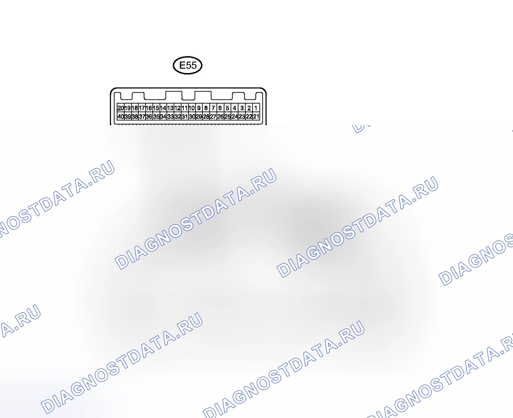 Рис. 32: КЛЕММЫ ЭБУ. Toyota Matrix E140