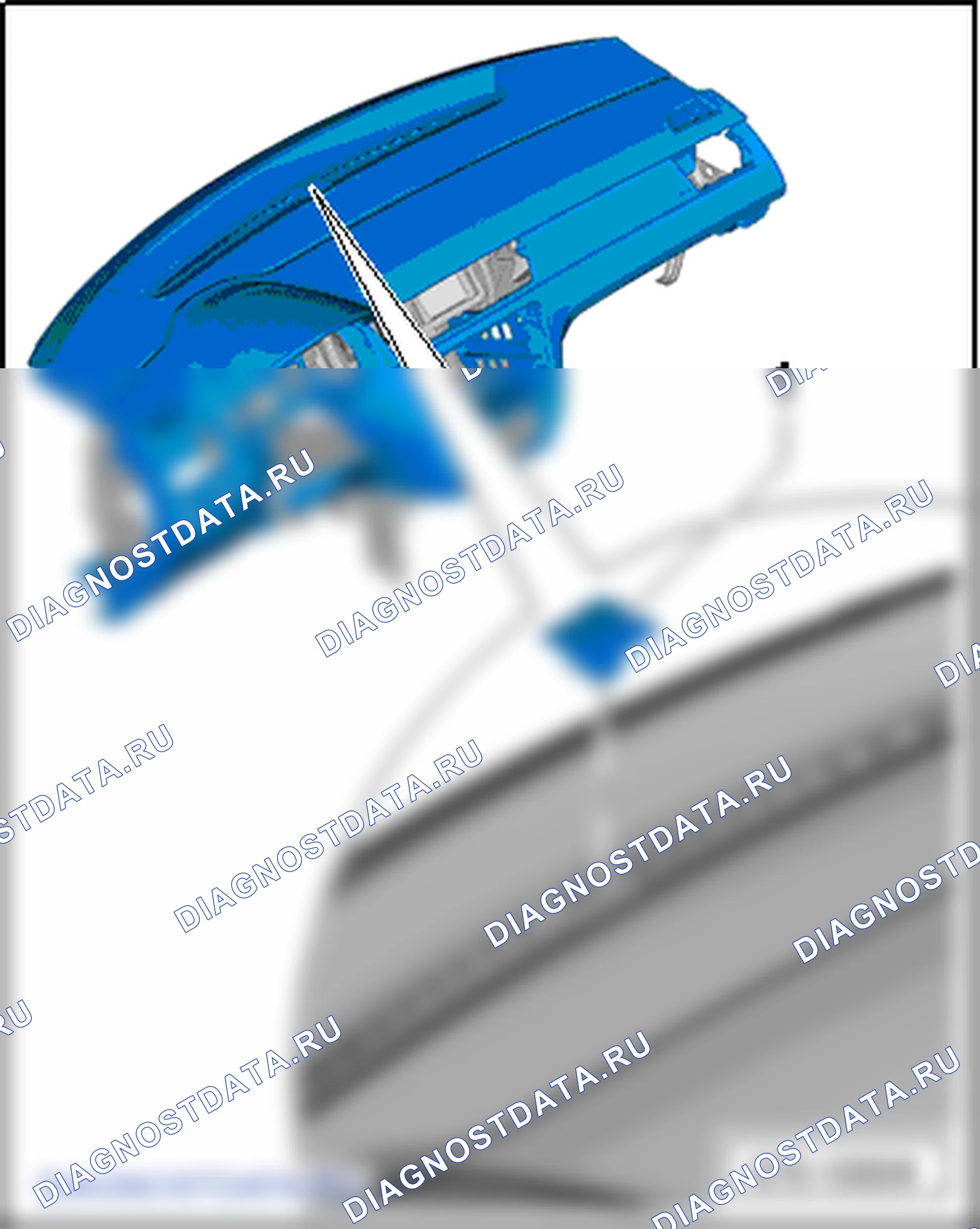 Передняя панель. SEAT Toledo Iv