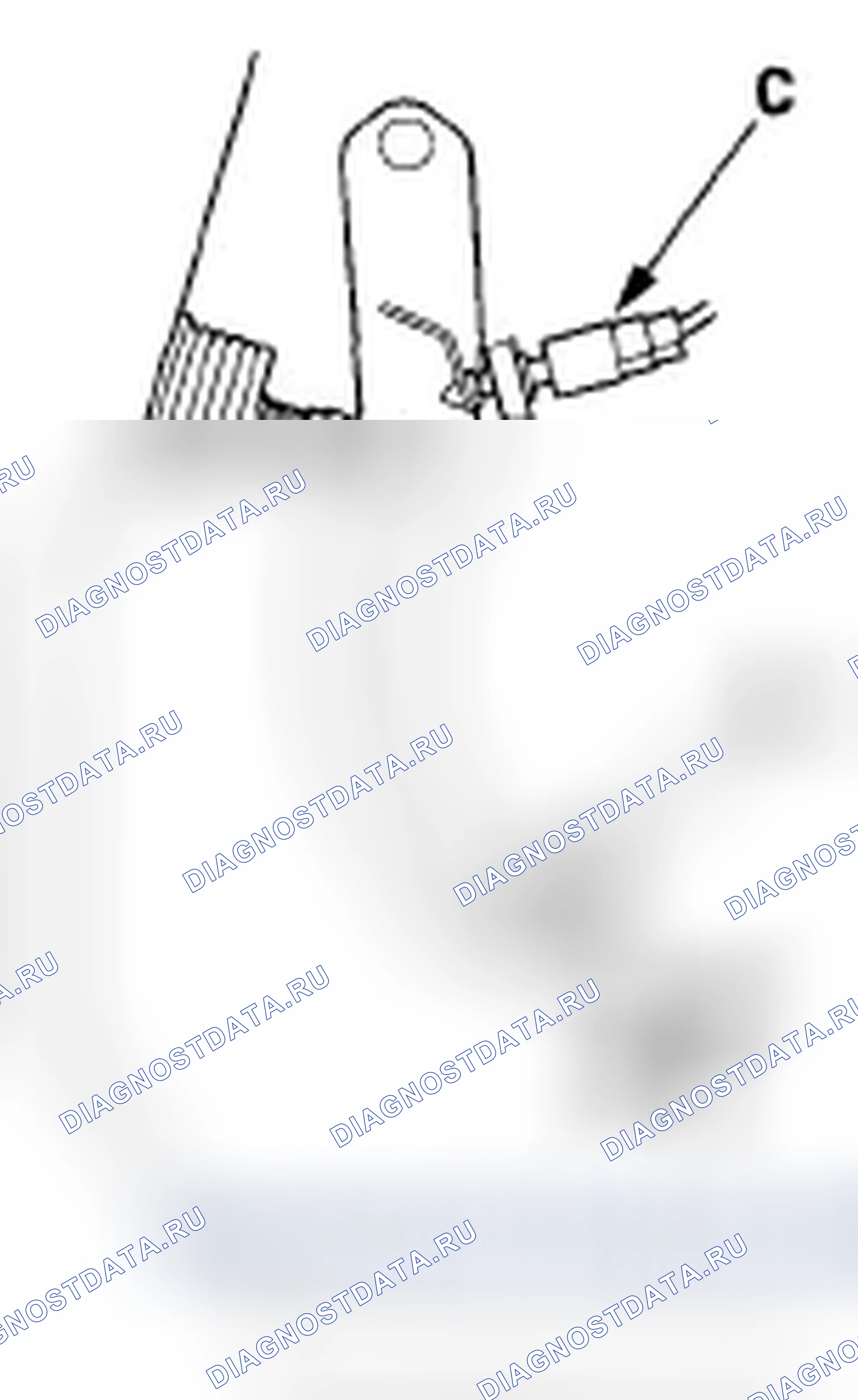 Рис. 50: Педаль Free Play. Acura TSX I