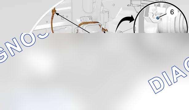 Снятие - установка: датчик переднего колеса — b3fp7jdd. Citroen C6 I