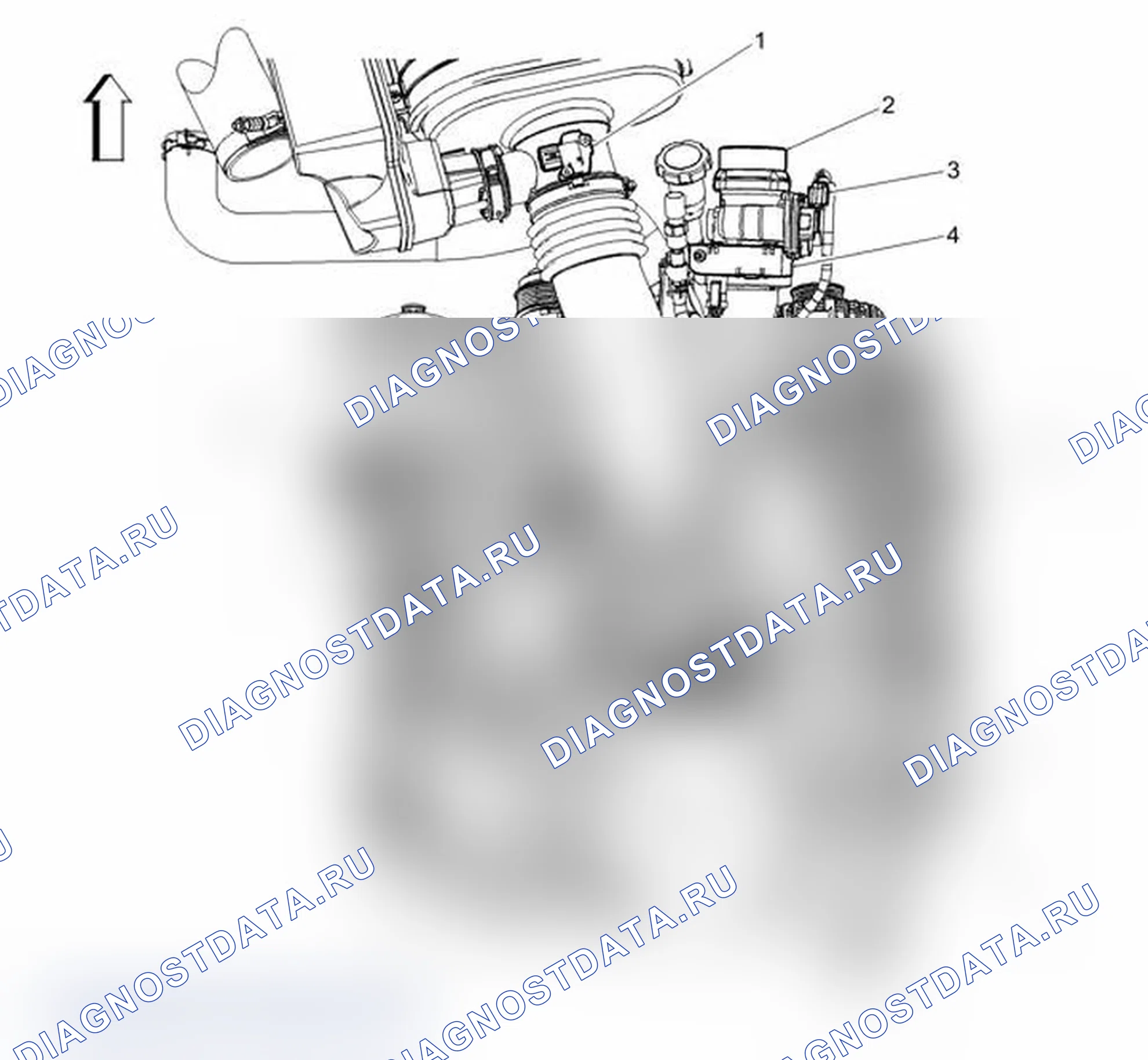 Рис. 11: Верхний двигатель (LGH). Chevrolet Express G1500 