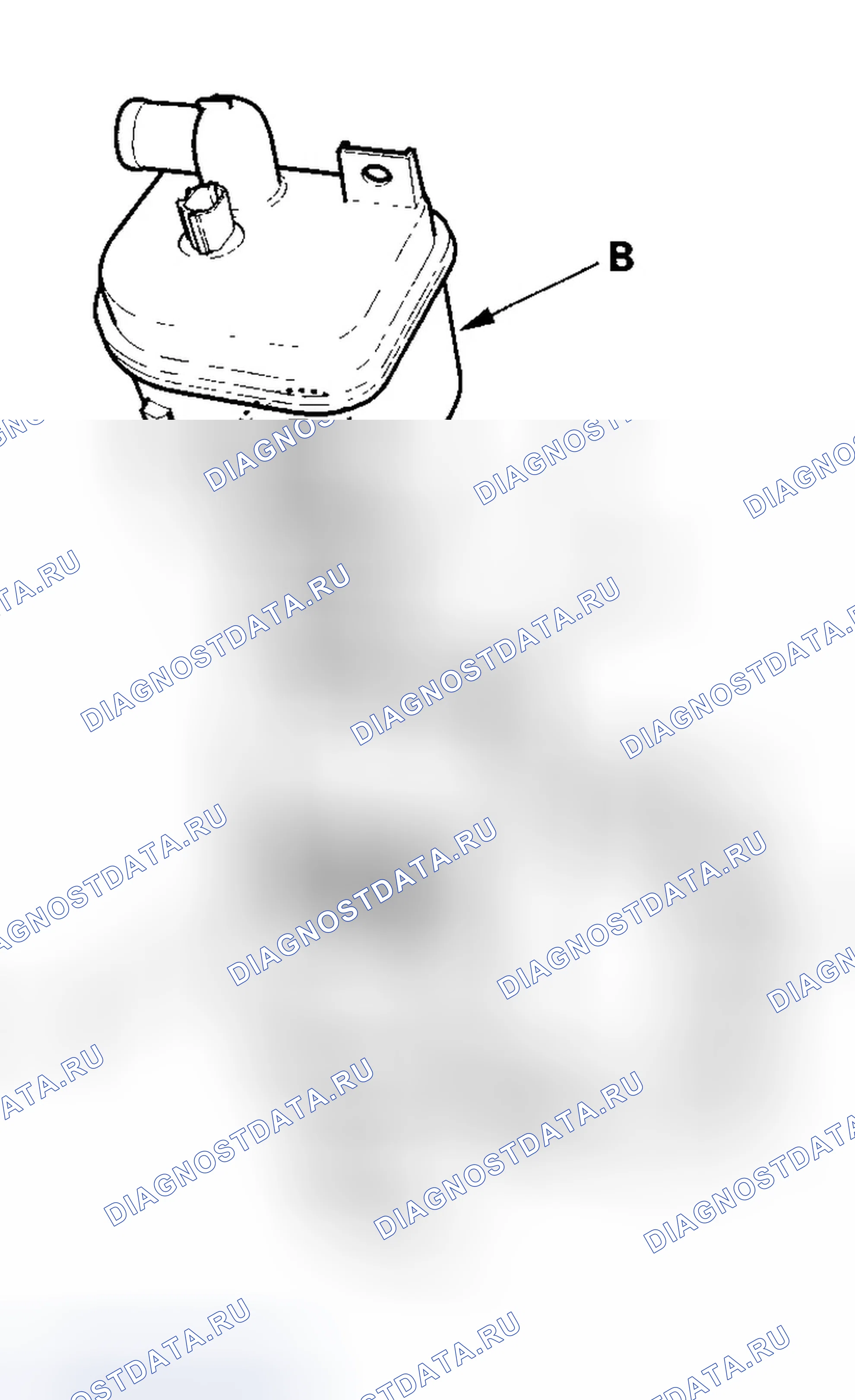Рис. 67: Замена запорного клапана вентиляционного отверстия EVAP. Honda Odyssey III