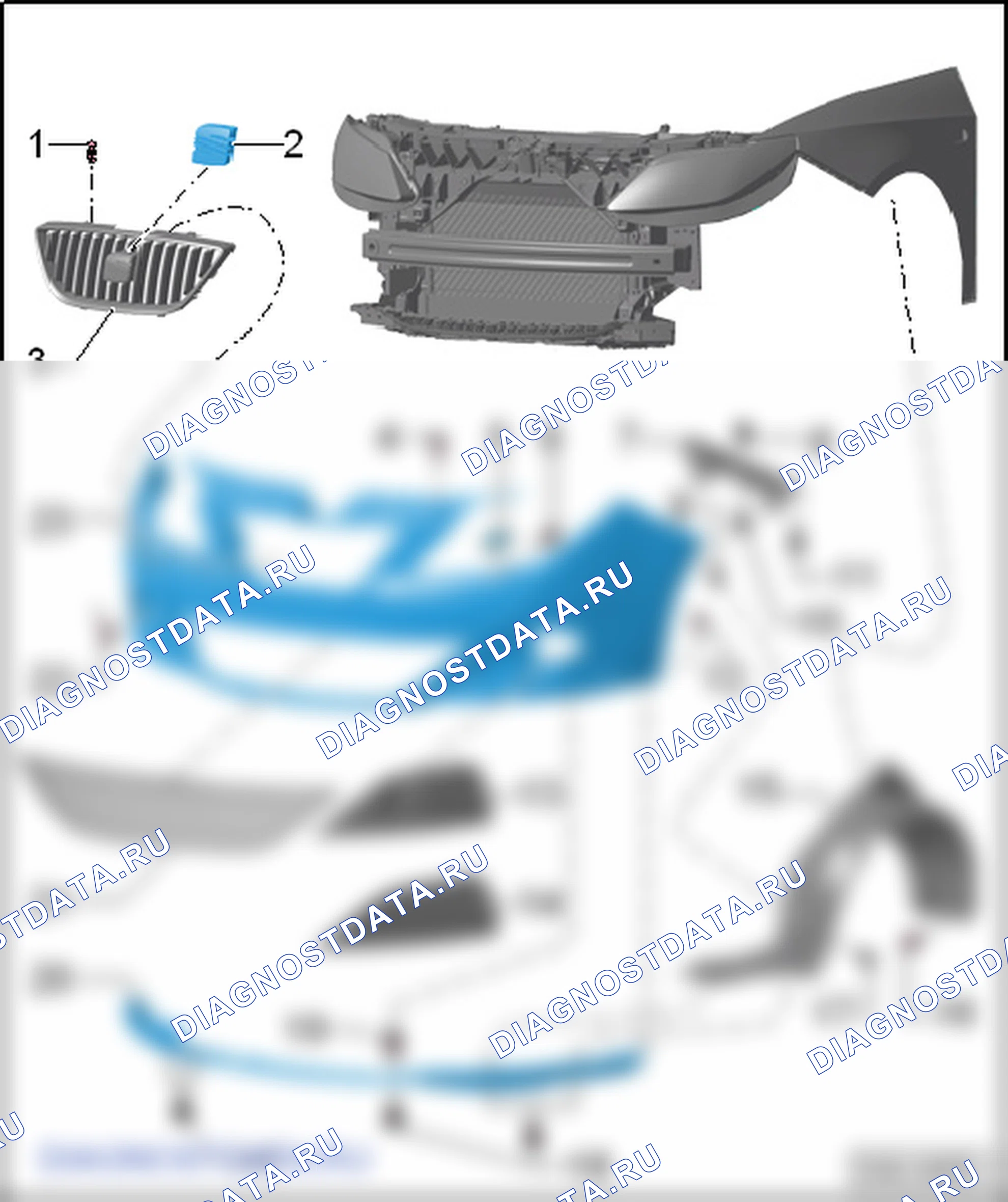 Облицовка переднего бампера.. SEAT Ibiza IV