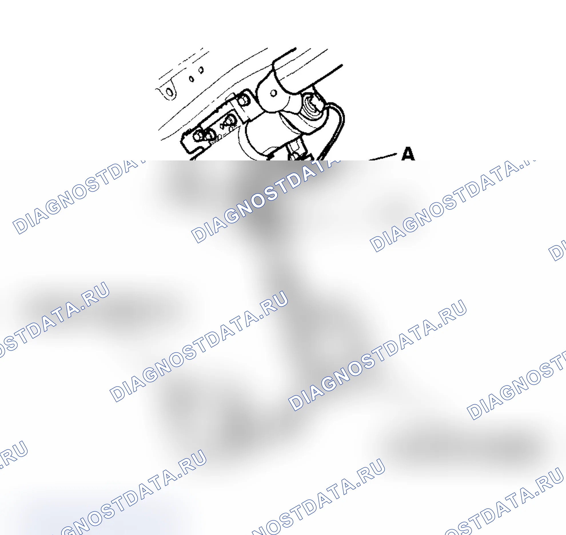 Рис. 109: расшифровка кода ошибки 33-9x (33-90-33-99, 33-9A - 33-9F): короткое замыкание на массу в инфляторе подушки безопасности с левой стороны. Acura TL III