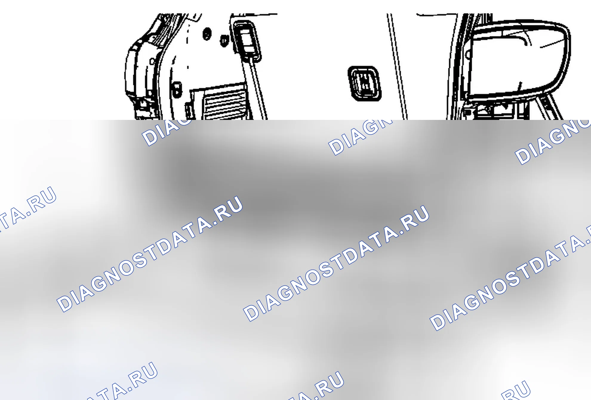 Рис. 52: Замена ударного бруса заднего бампера (Acadia, Enclave, Traverse). GMC Acadia I рестайлинг