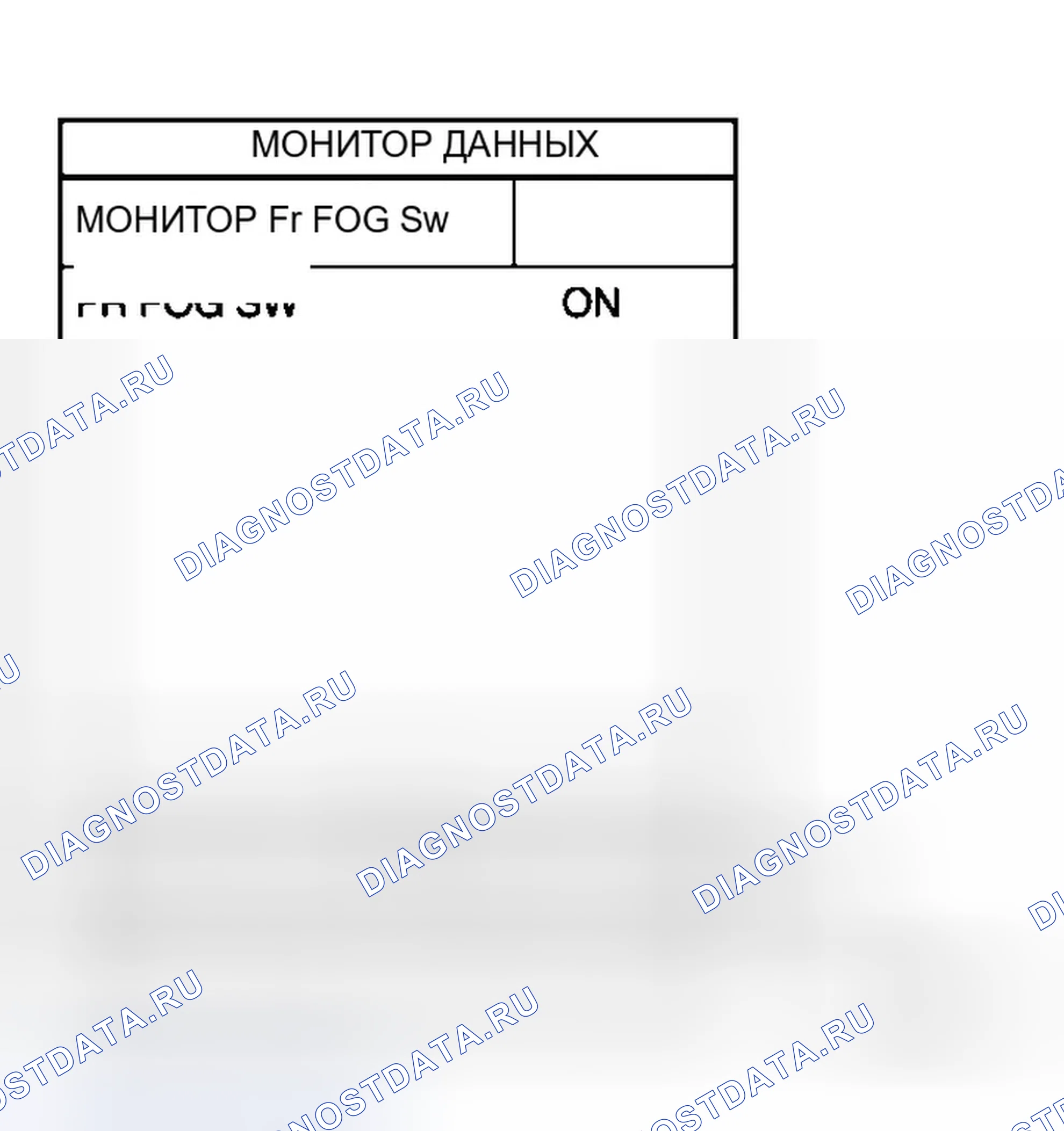 Рис. 335: Передние противотуманные фары не горят (обе стороны). Infiniti M45 III