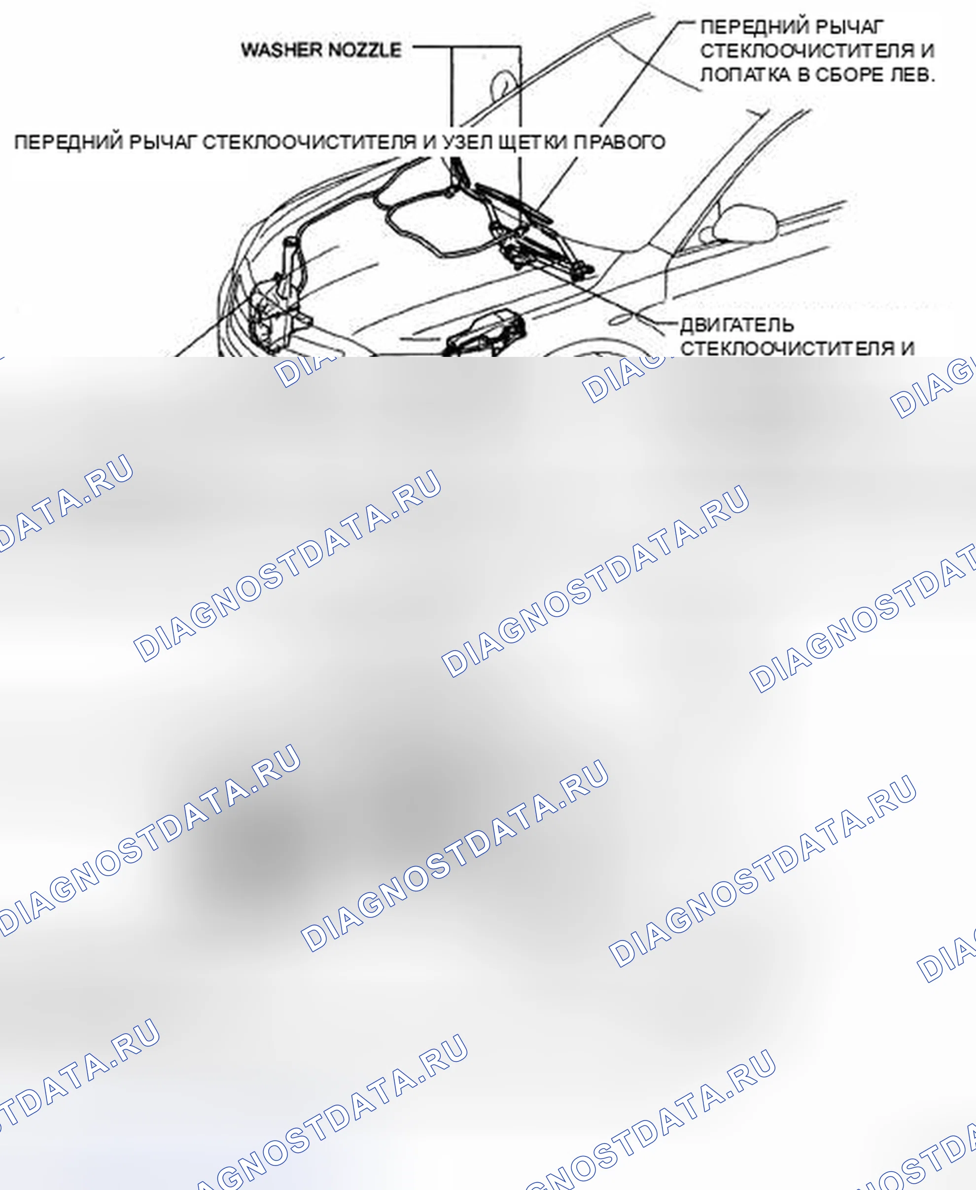 Рис. 43: РАСПОЛОЖЕНИЕ ДЕТАЛЕЙ. Toyota Camry XV40