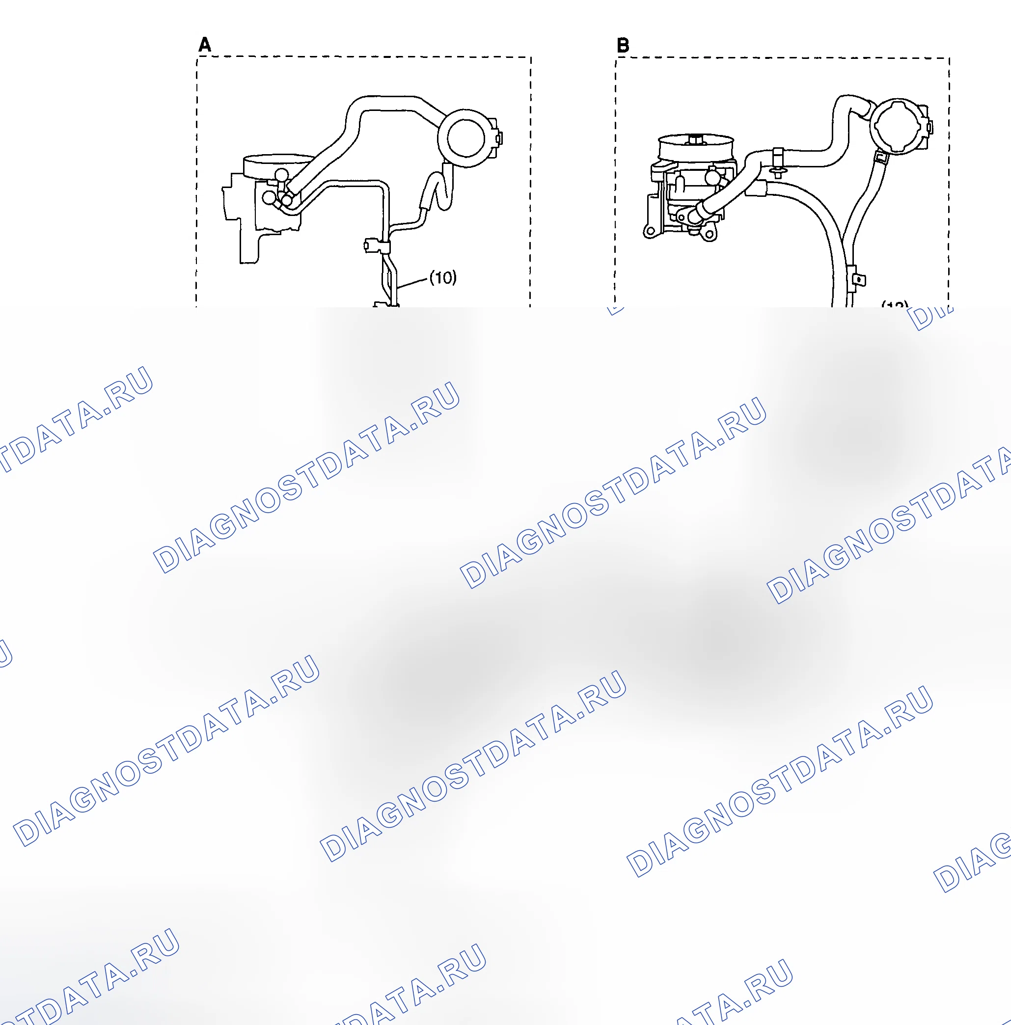 Рис. 5: Таблица спецификации компонентов (2 из 2). Subaru Legacy BE/BH/BT