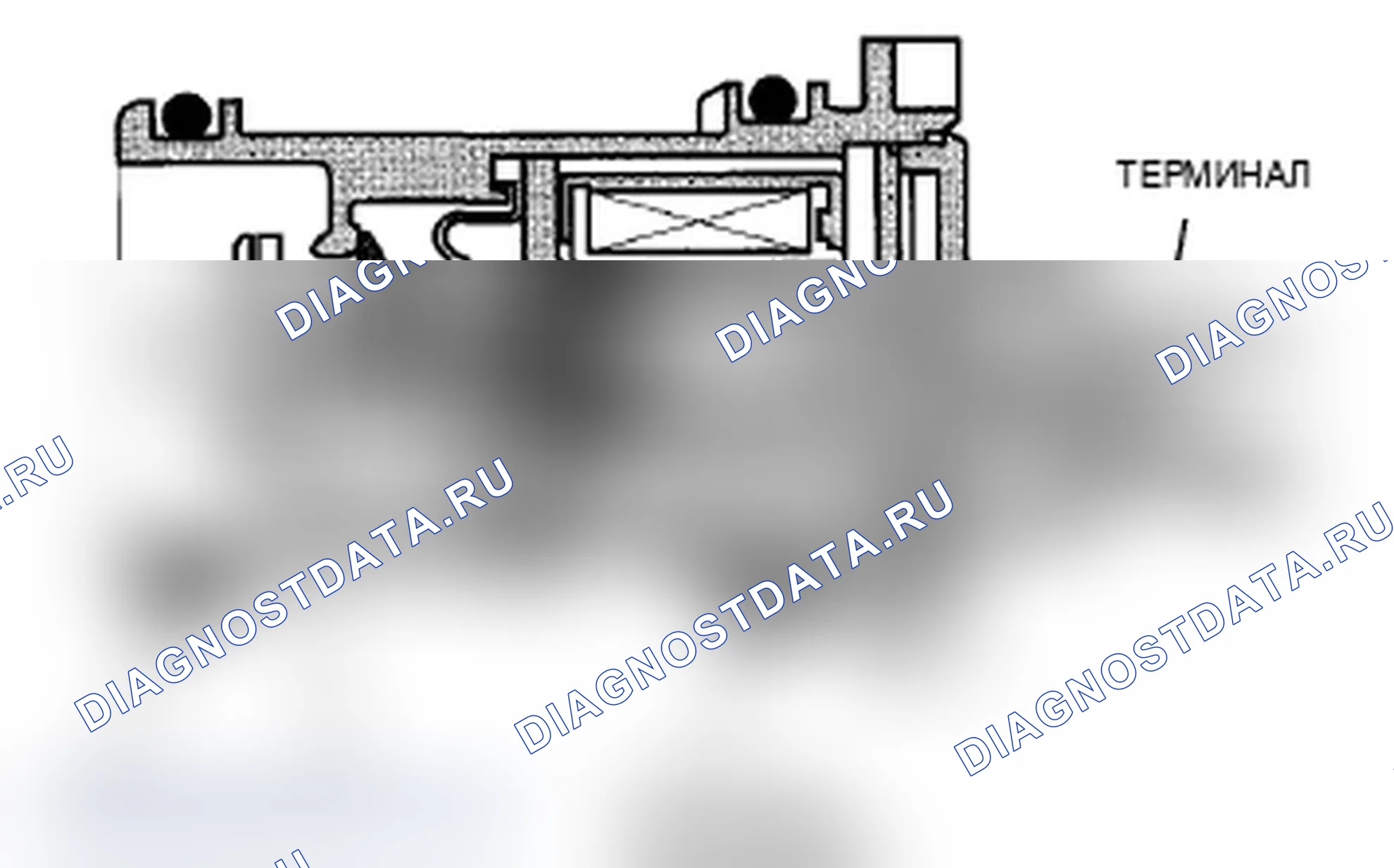 Рис. 168: Запорный клапан вентиляции канистры EVAP. Acura TL IV