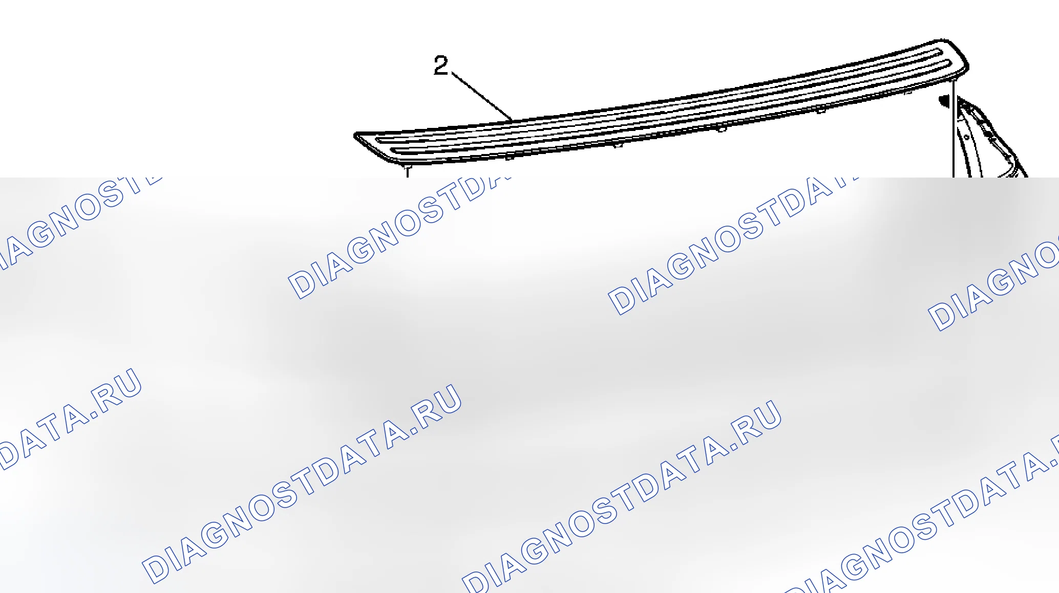 Рис. 8: Замена ступенчатой подушки - задний бампер (торрент). Chevrolet Equinox I
