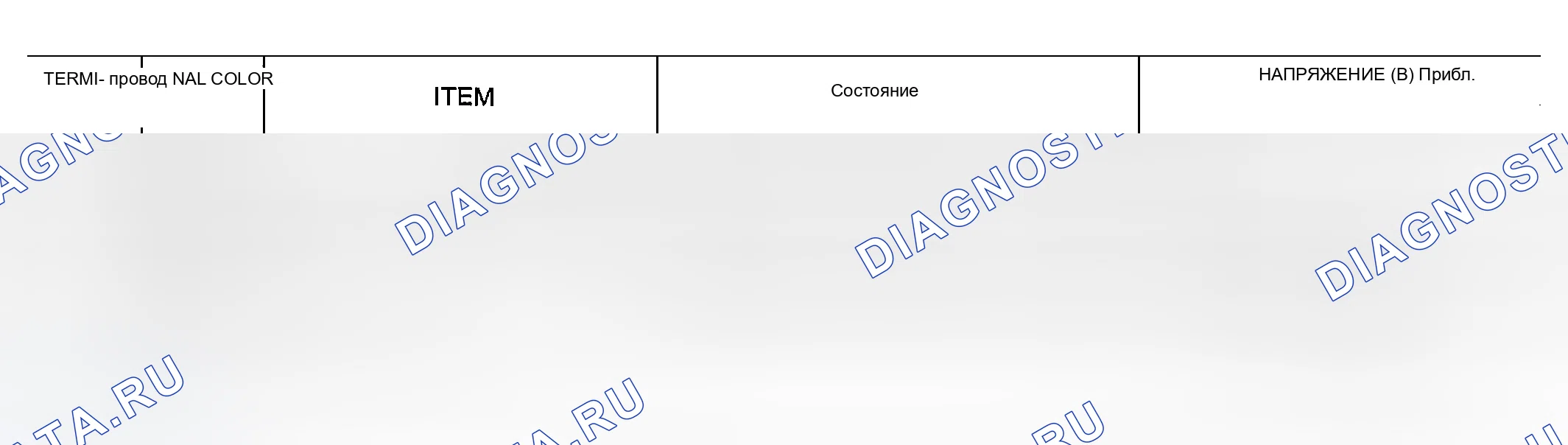 Рис. 231: КЛЕММЫ И ОПОРНОЕ ЗНАЧЕНИЕ ДЛЯ ИНТЕЛЛЕКТУАЛЬНОГО КЛЮЧЕВОГО УСТРОЙСТВА (С ИНТЕЛЛЕКТУАЛЬНОЙ СИСТЕМОЙ КЛЮЧЕЙ). Infiniti FX45 I