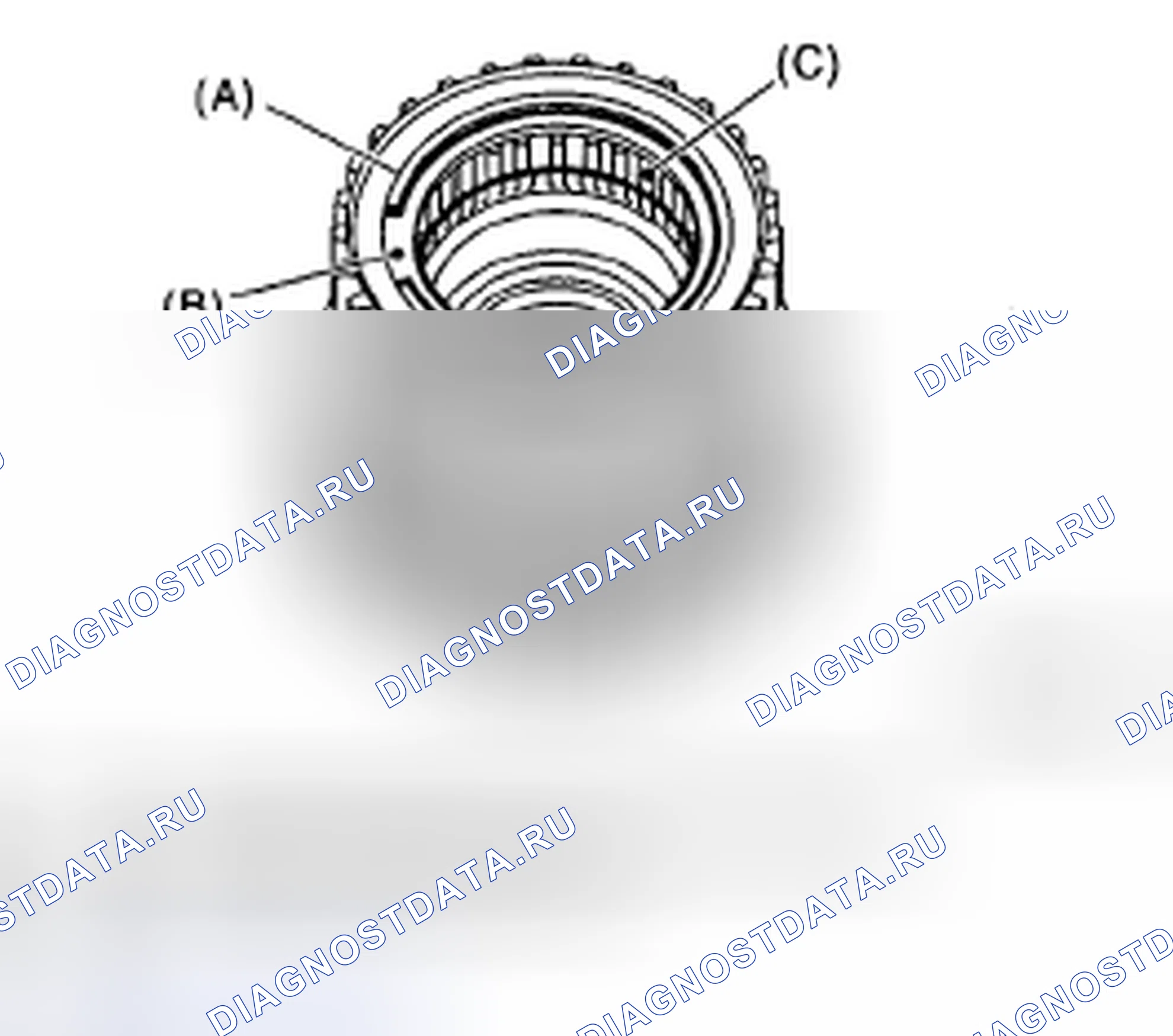 Рис. 278: ОДНОСТОРОННЕЕ НАРУЖНОЕ КОЛЬЦО СЦЕПЛЕНИЯ. Subaru Impreza WRX STI GD рестайлинг 2