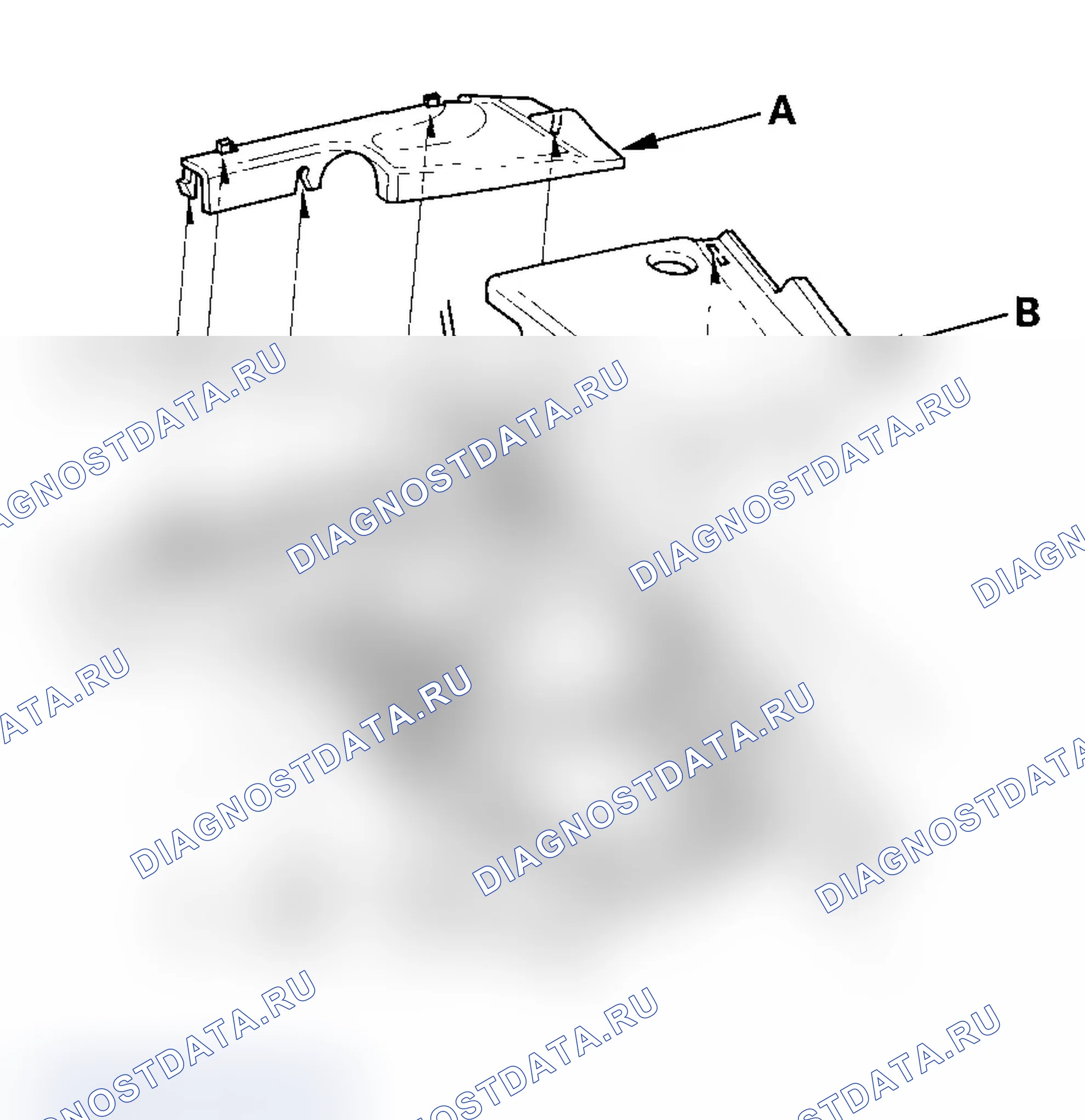 Рис. 12: Разборка/повторная сборка электромагнита обратной блокировки. Acura TL III