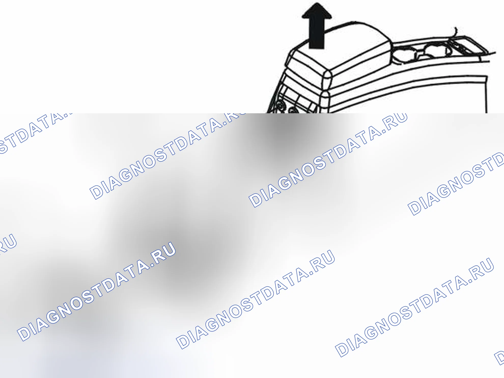 Рис. 66: Снятие подлокотника. Volvo S40 I рестайлинг