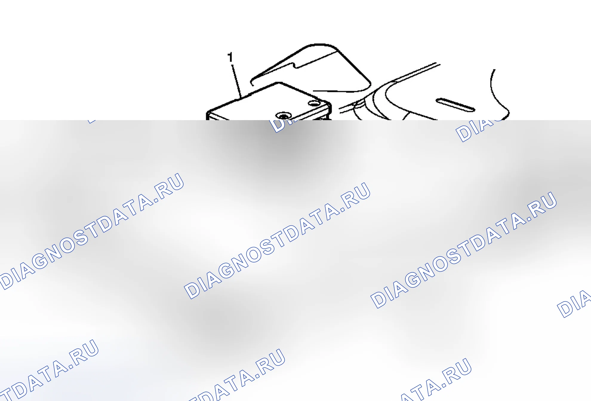 Рис. 8: Замена приемника замка двери дистанционного управления. Chevrolet Malibu VIII