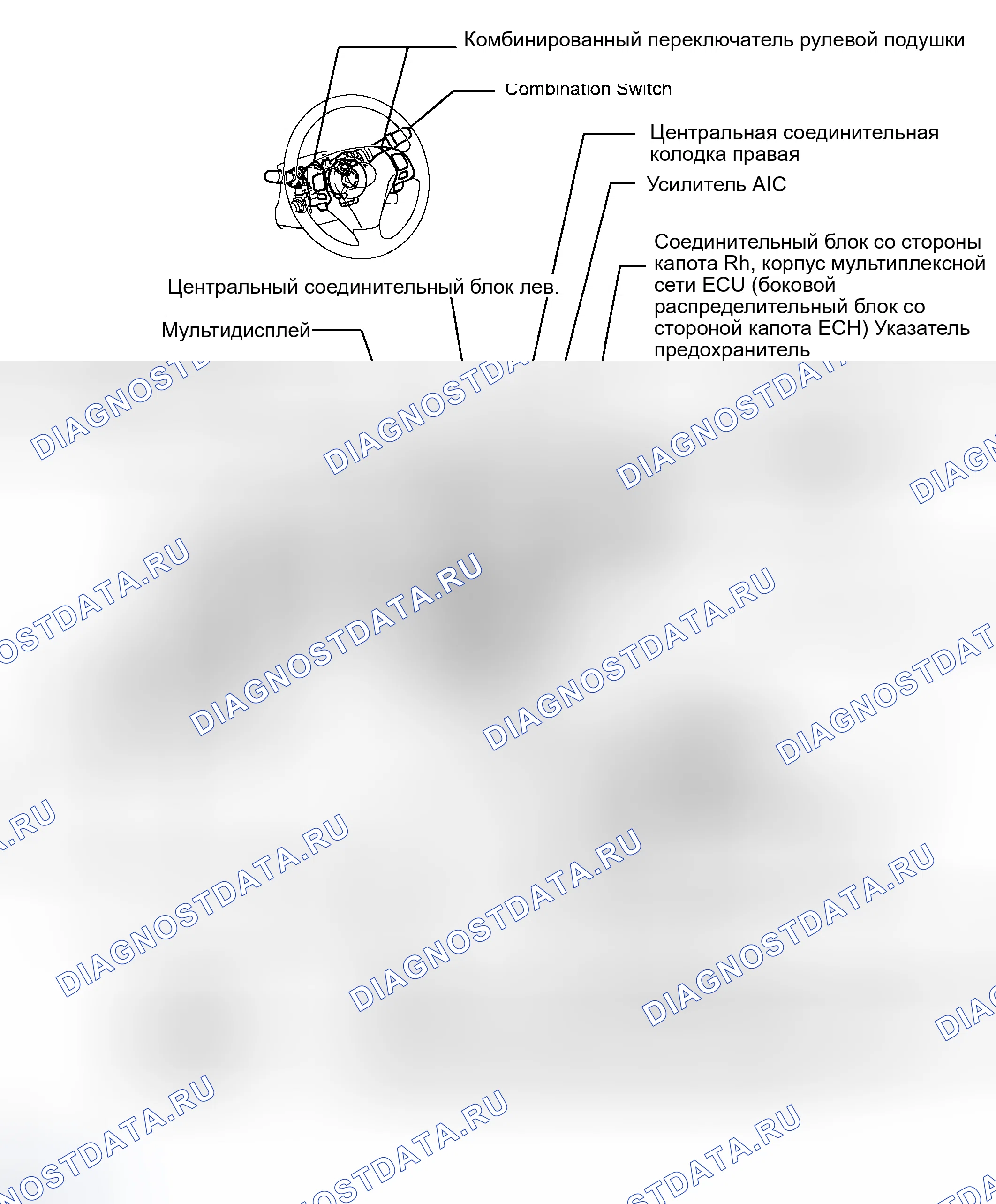 Рис. 46: РАСПОЛОЖЕНИЕ ДЕТАЛЕЙ. Haval H8 I