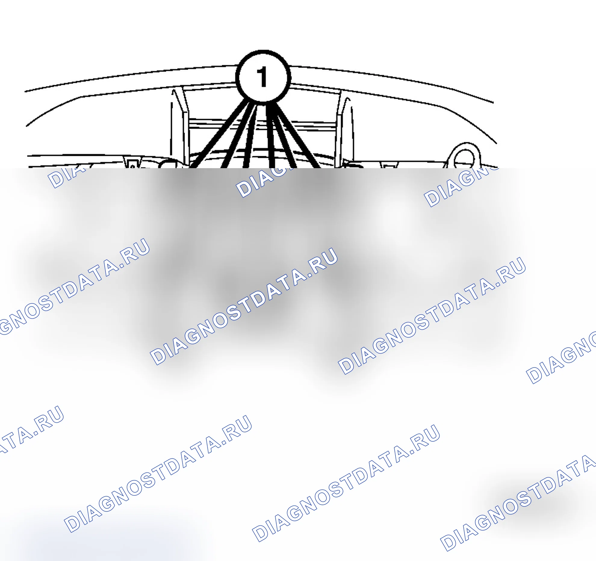 Рис. 3: ДЕМОНТАЖ - ЗАДНИЙ ТЕПЛОВОЙ ЭКРАН. Chrysler Crossfire I final