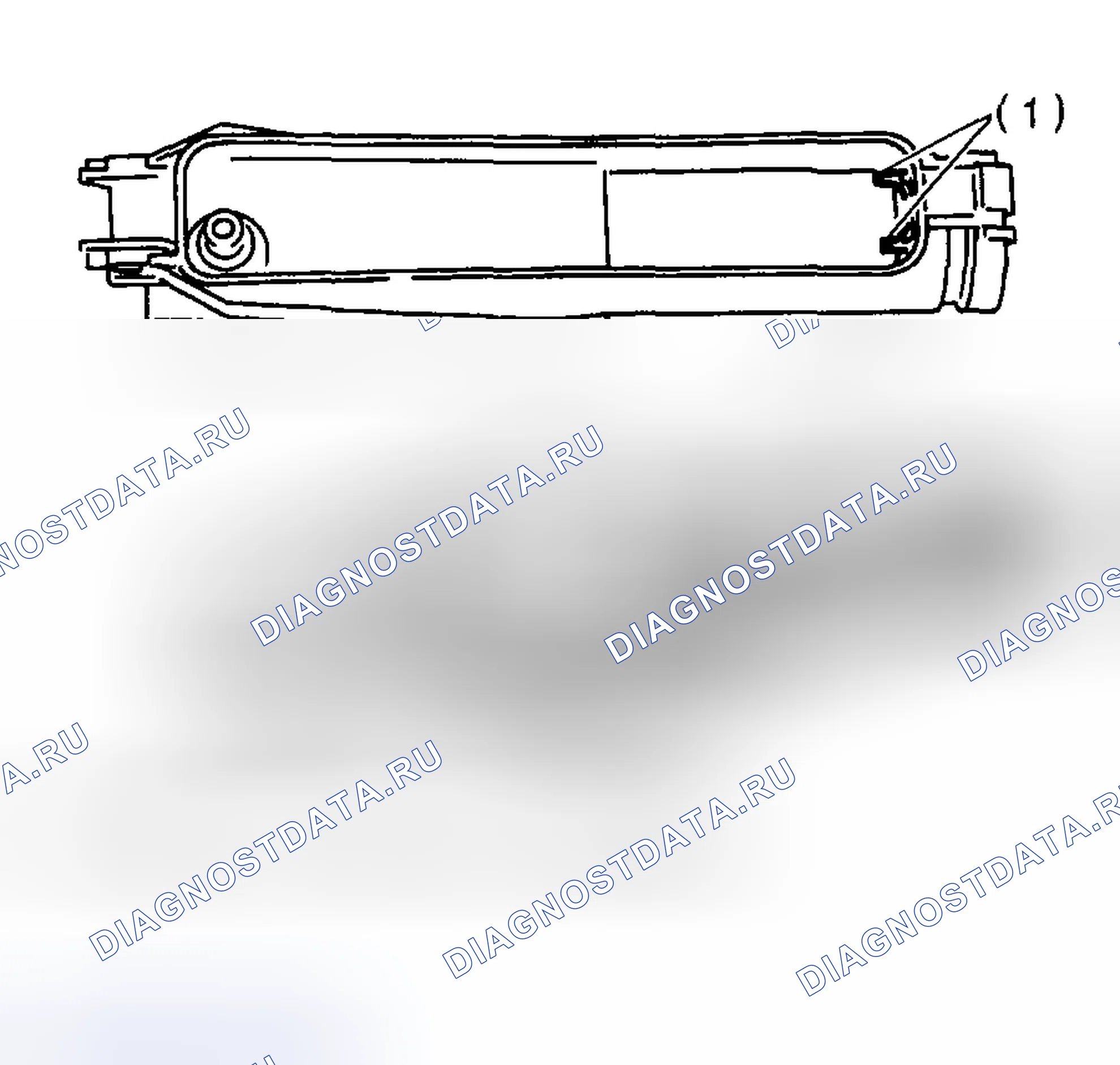 Рис. 289: Установка крышки разъема для VDCCM. Subaru Legacy BE/BH/BT