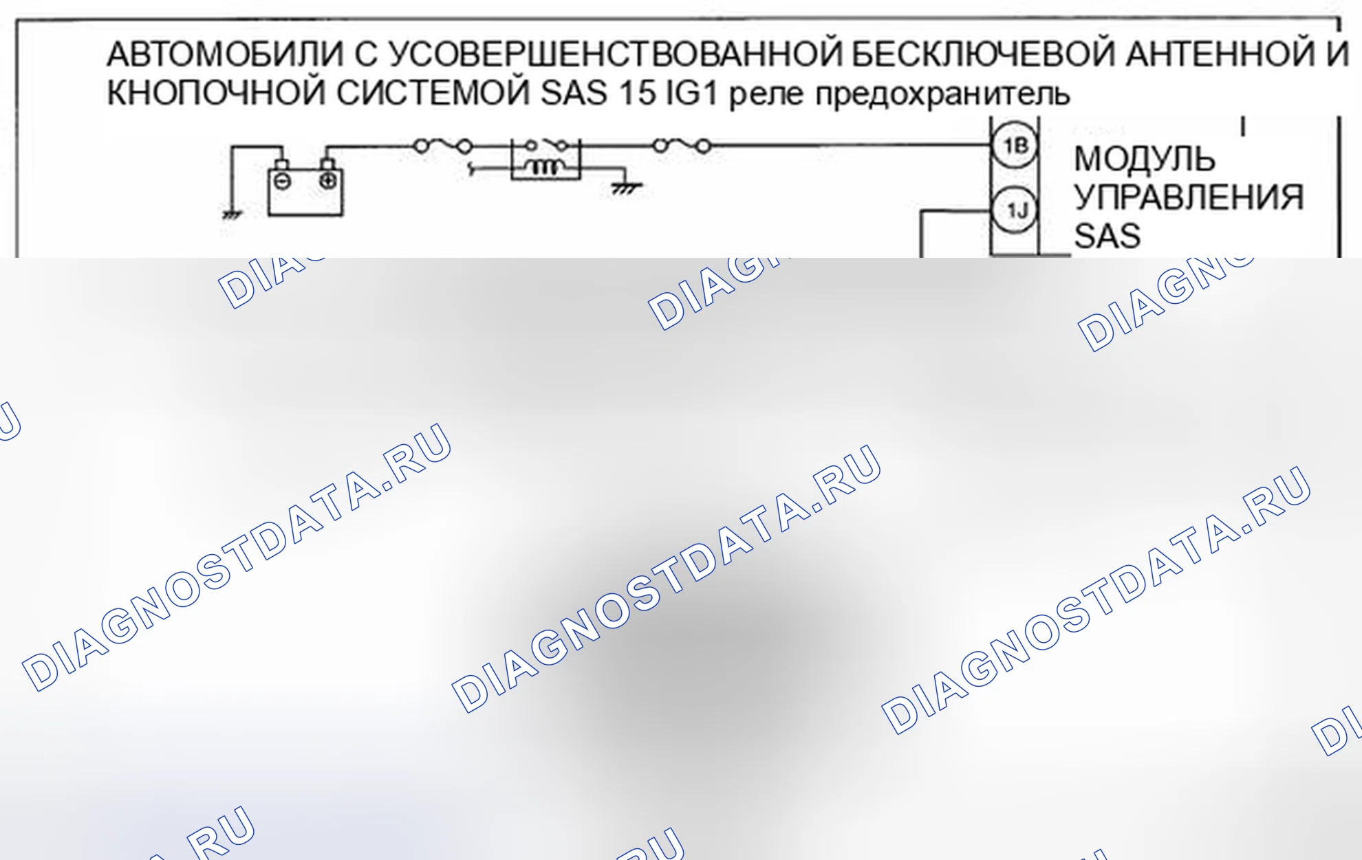 Рис. 125: электросхема системы. Honda CR-V IV рестайлинг
