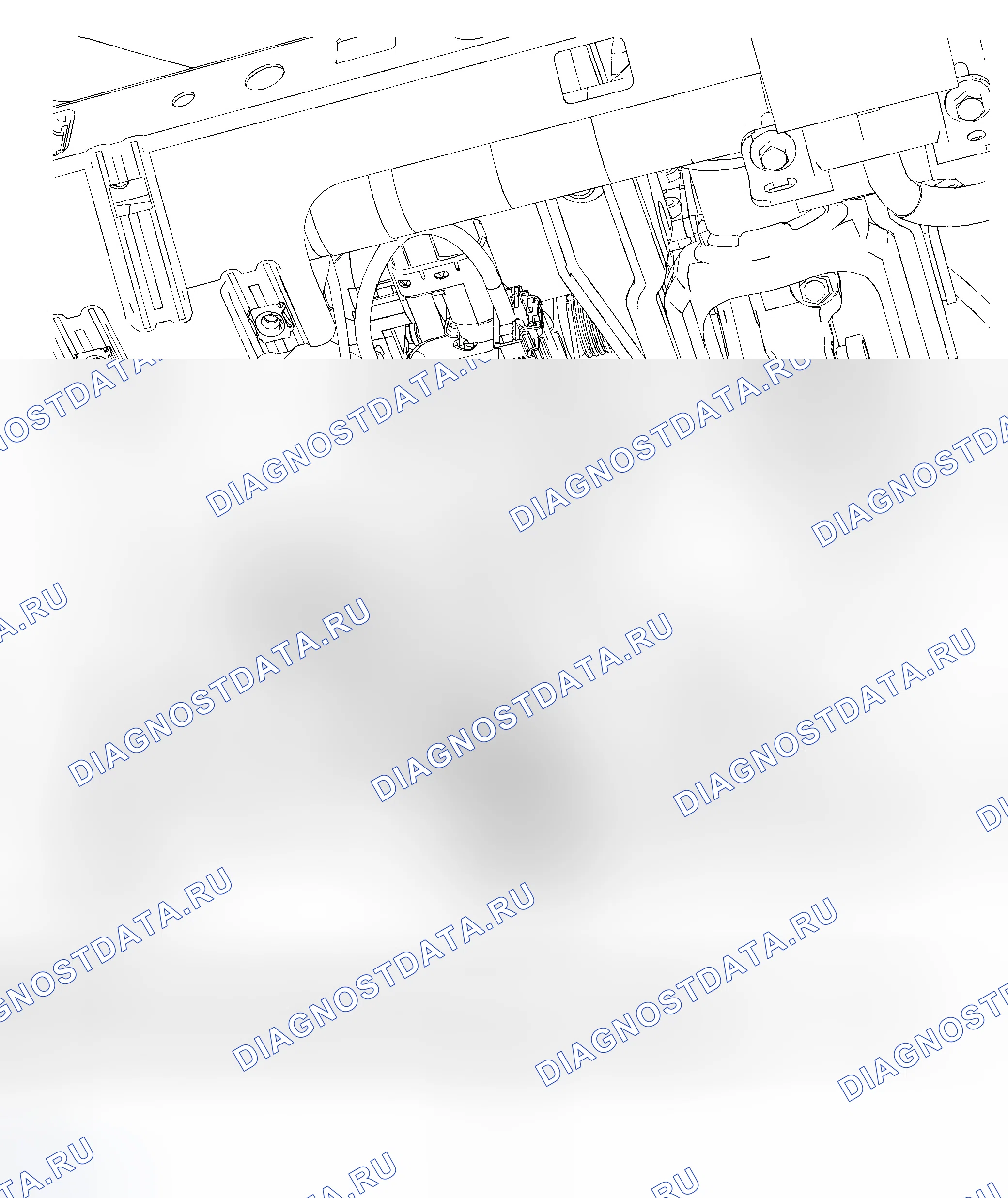 Рис. 28: Модуль помощи при парковке. Ford Pickup F350 Super Duty 