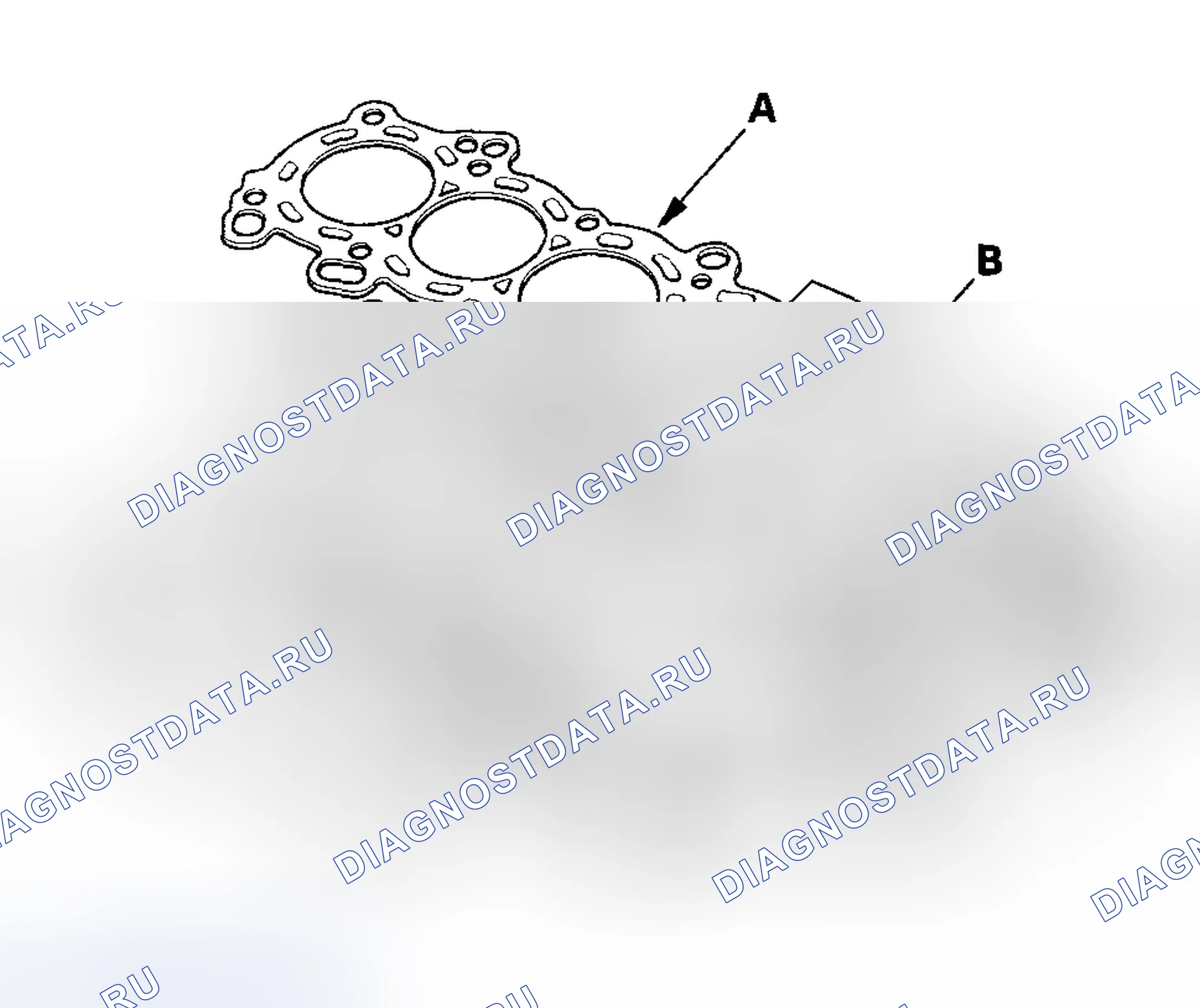 Рис. 120: Установка головки цилиндров. Acura RSX I