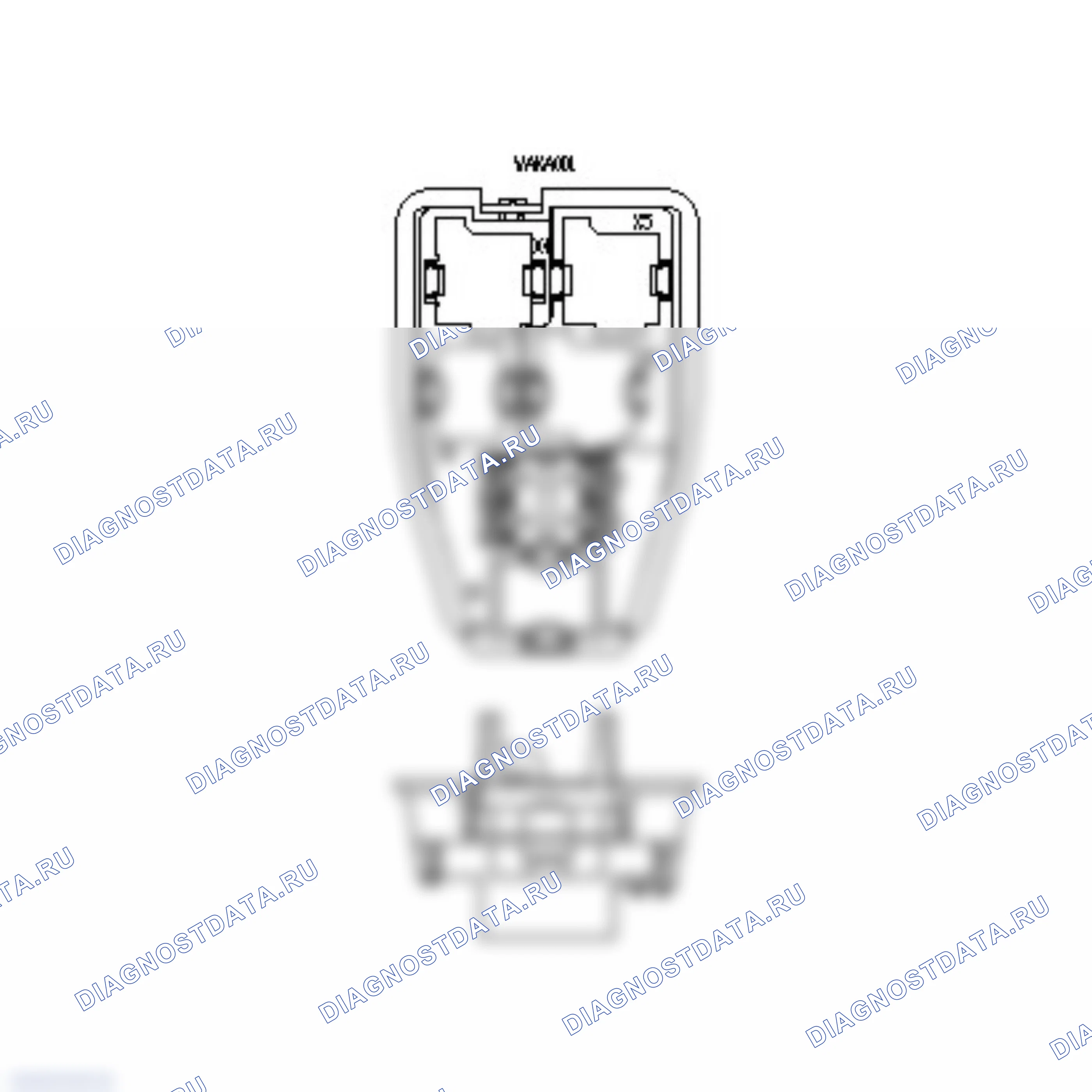Распиновка разъёма 970 610 445 00 — внешний вид и расположение контактов. Porsche Panamera 970