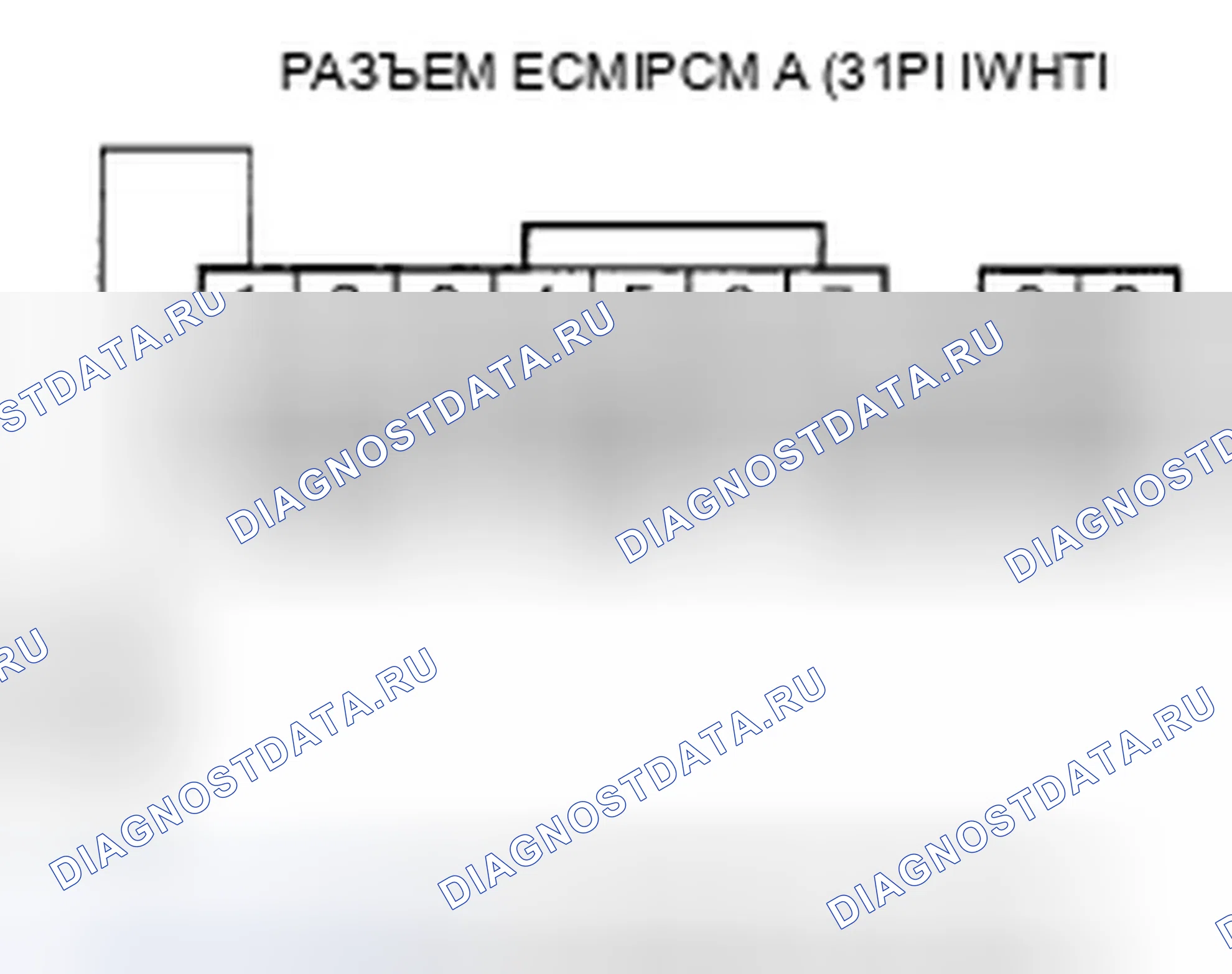 Рис. 418: расшифровка кода ошибки P0325: Неисправность цепи датчика детонации. Honda Element YH2 рестайлинг 2