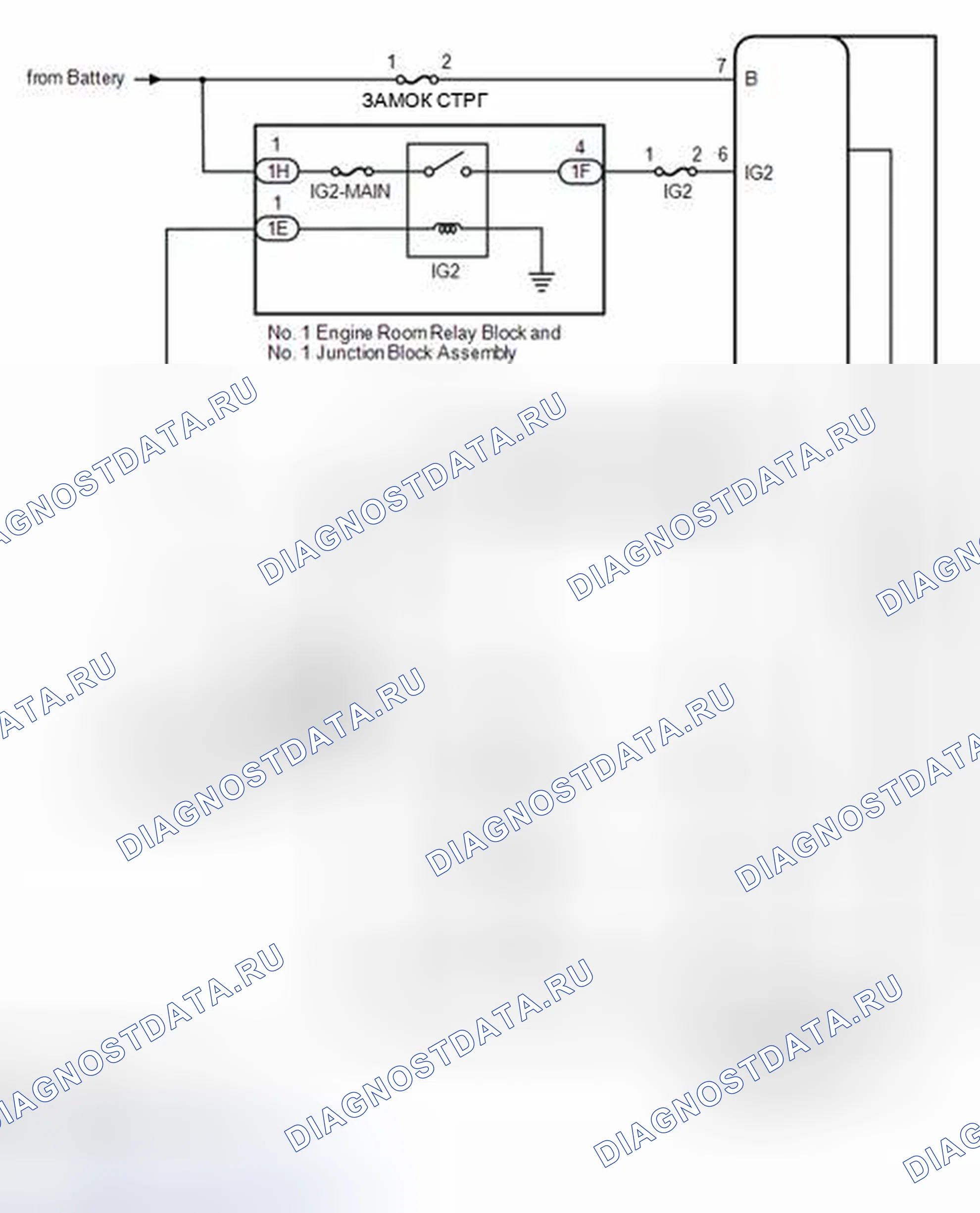 Рис. 46: СХЕМА СИСТЕМЫ [12 / 2013 -]. Toyota Highlander III