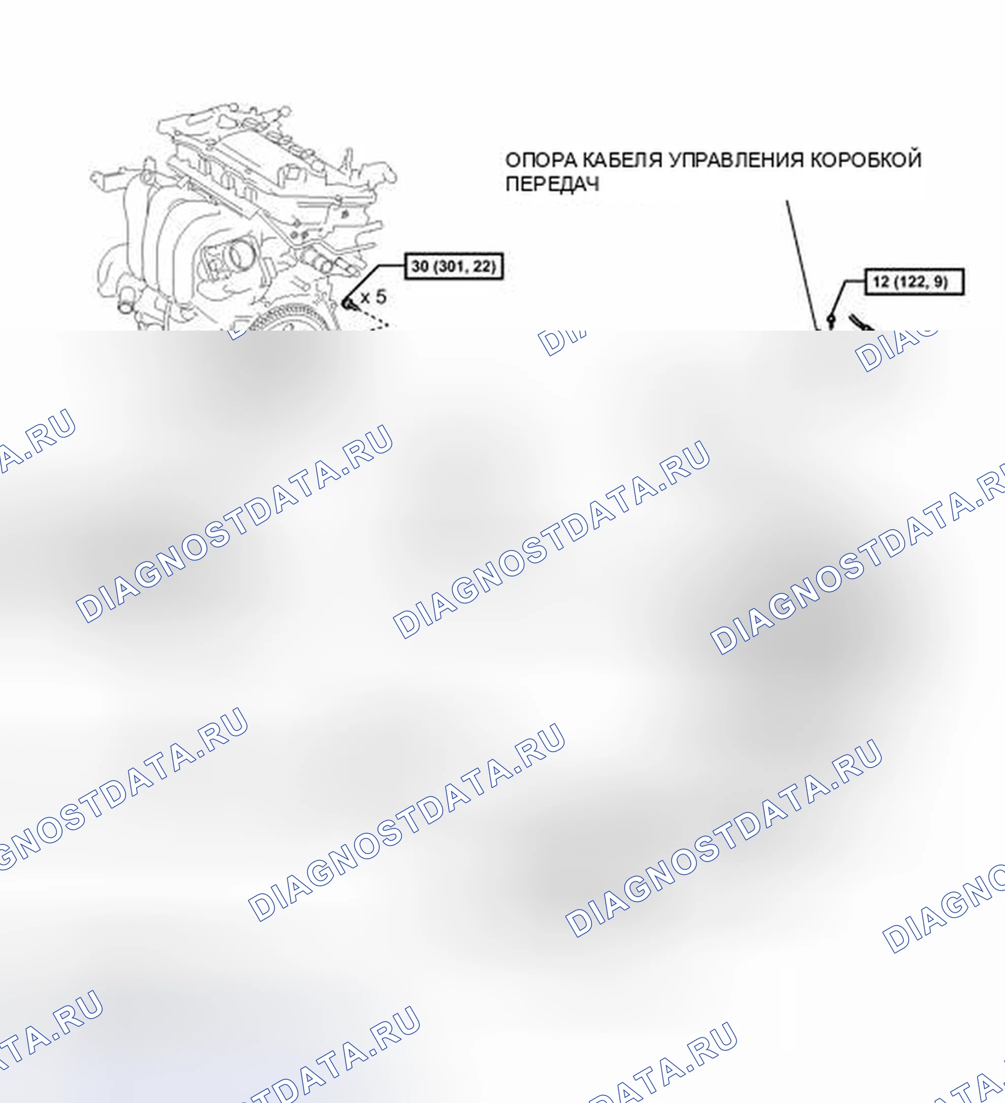 Рис. 124: ИЛЛЮСТРАЦИЯ. Toyota Corolla X рестайлинг