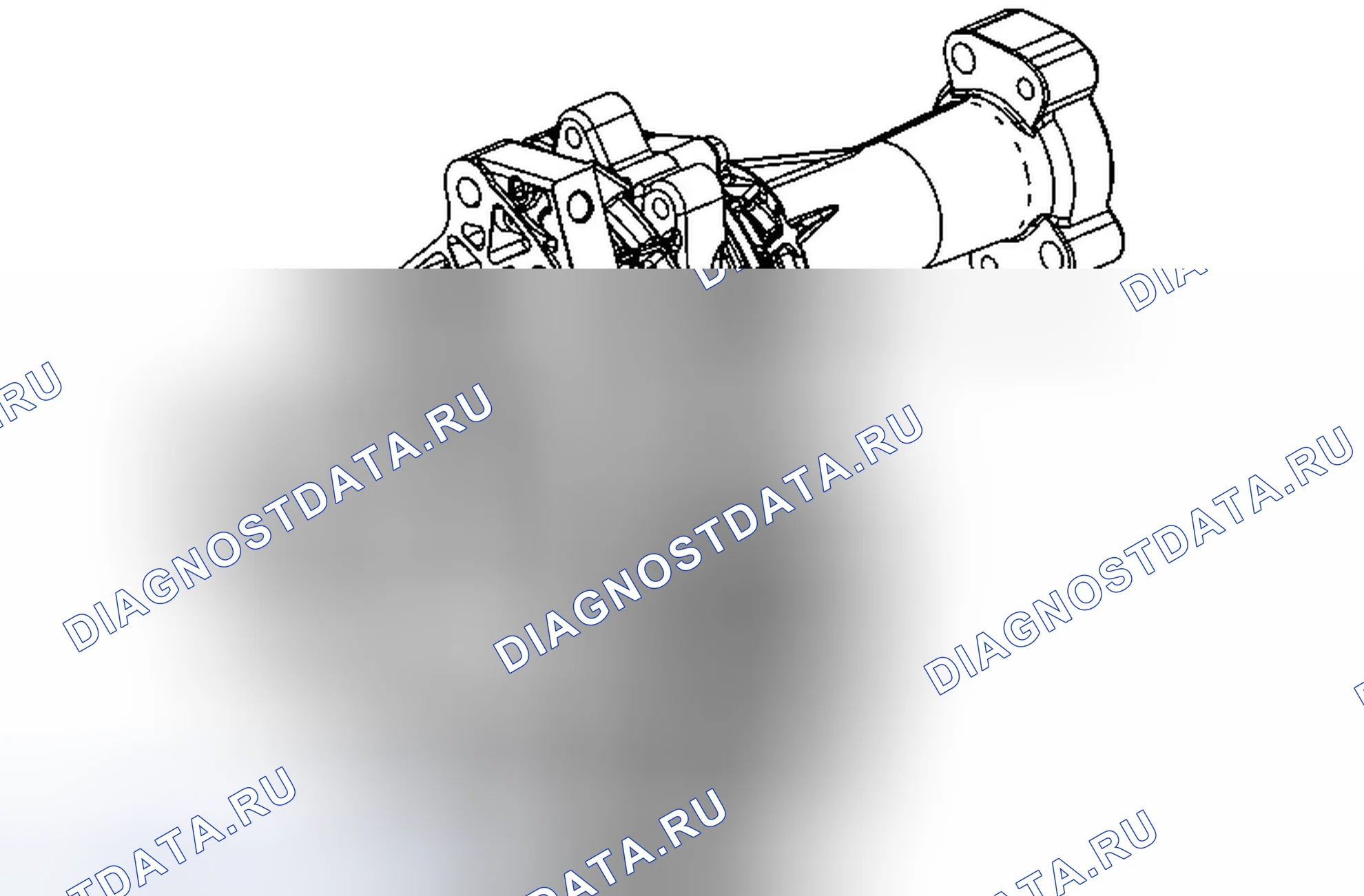 Рис. 7: Расположение этикетки Graziano. Buick LaCrosse II рестайлинг