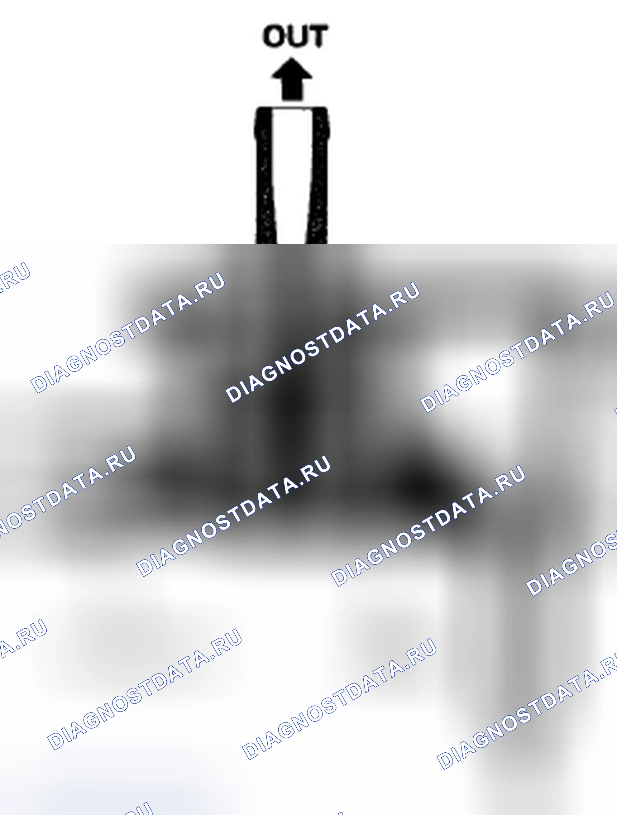 Рис. 56: Клапан продувки канистры EVAP. Honda CR-V III рестайлинг