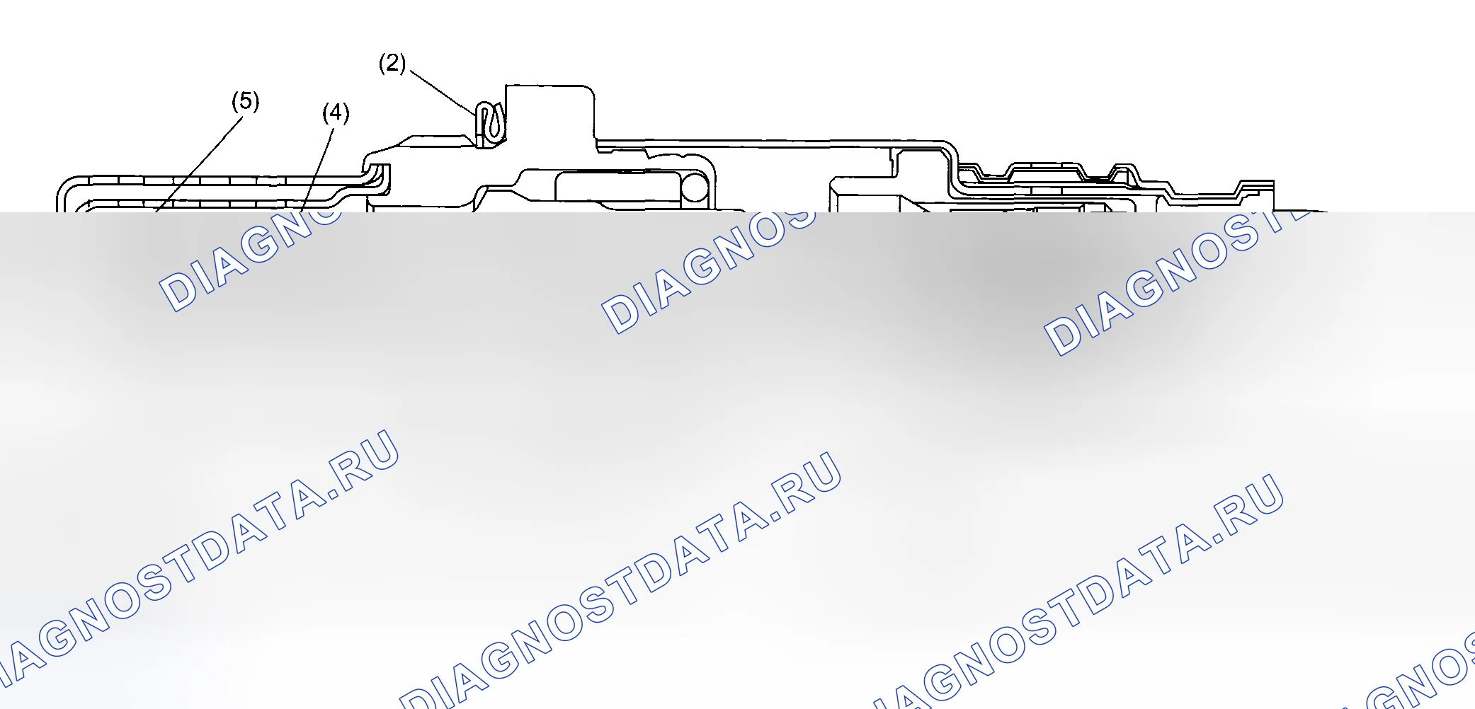 Рис. 14: ПЕРЕДНИЙ КИСЛОРОДНЫЙ ДАТЧИК И ЗАДНИЙ КИСЛОРОДНЫЙ ДАТЧИК. Subaru Impreza WRX STI GR
