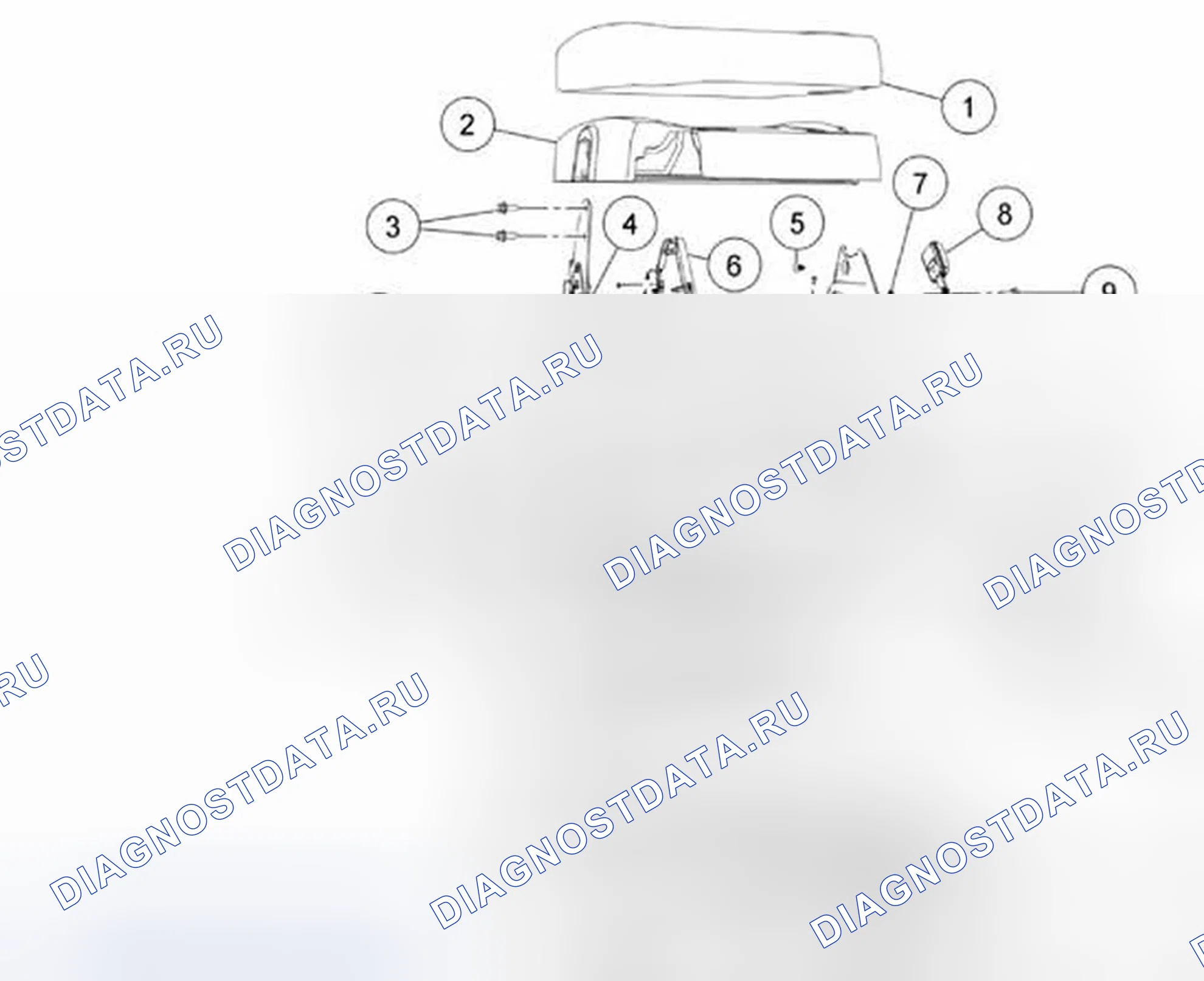 Рис. 165: Подушка, Ручная. Ford Explorer V