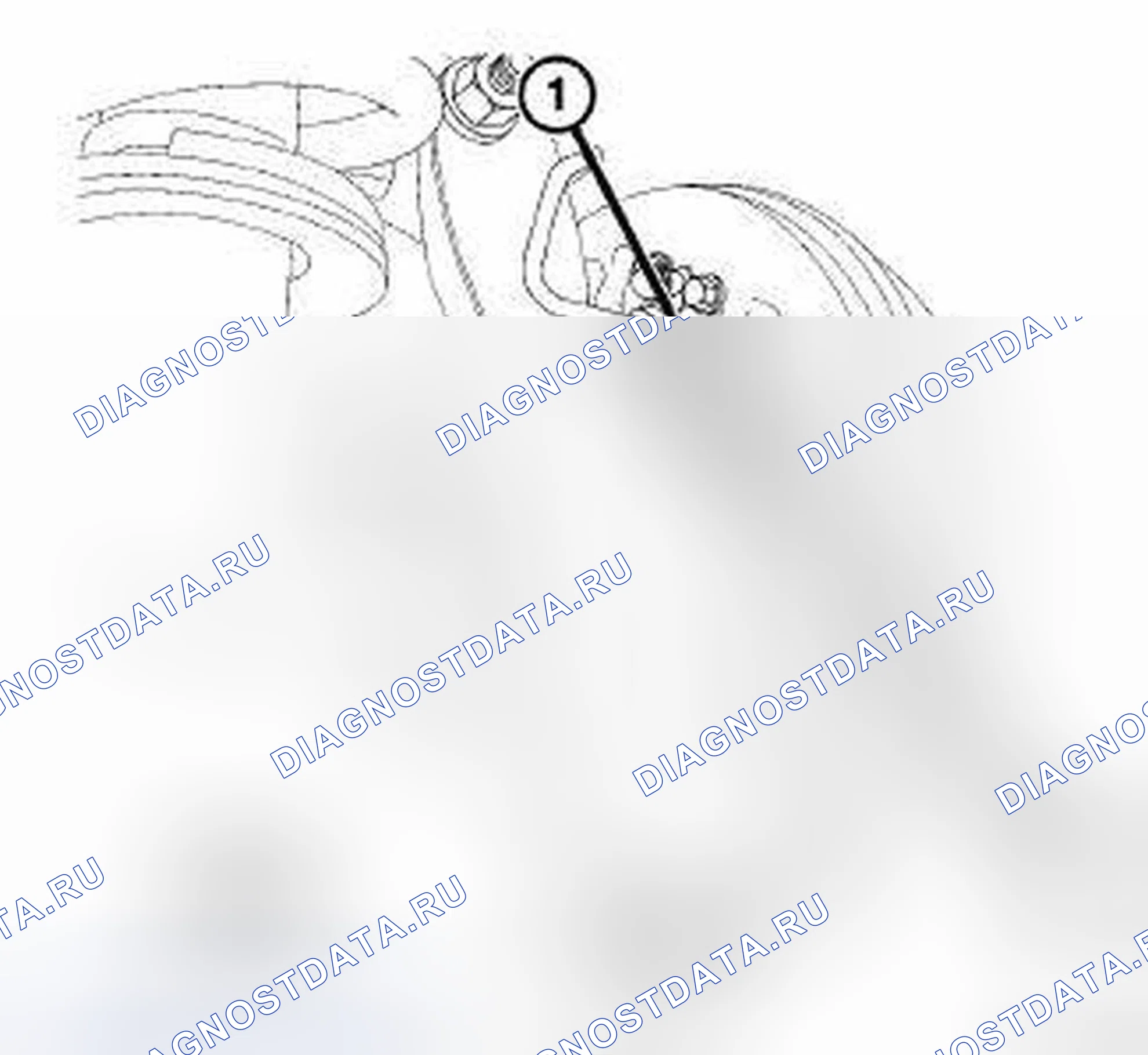 Рис. 19: РЕГУЛИРОВКА ЗАДНЕГО БАШМАКА. Dodge Caliber I рестайлинг