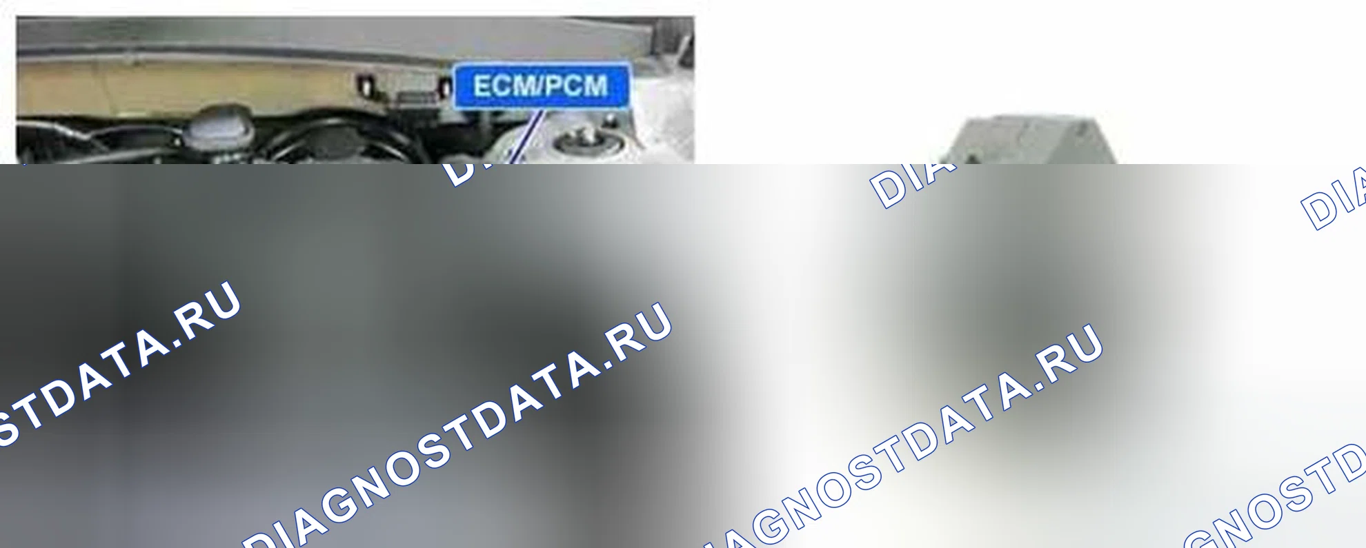 Рис. 171: Расположение компонентов. Hyundai Santa Fe II рестайлинг