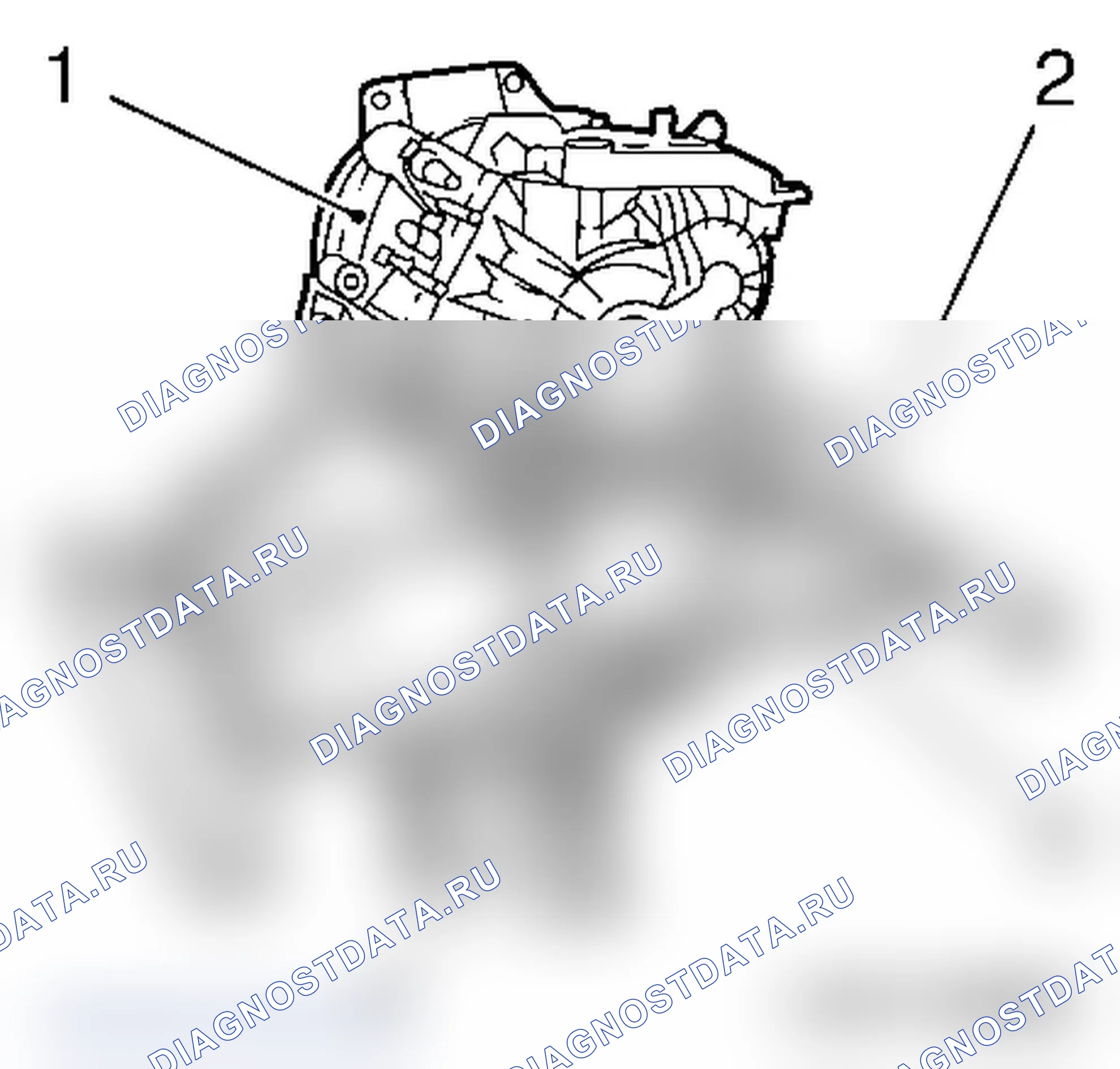 Новый опорный зажим для коробки передач DT-47648. Opel Zafira B