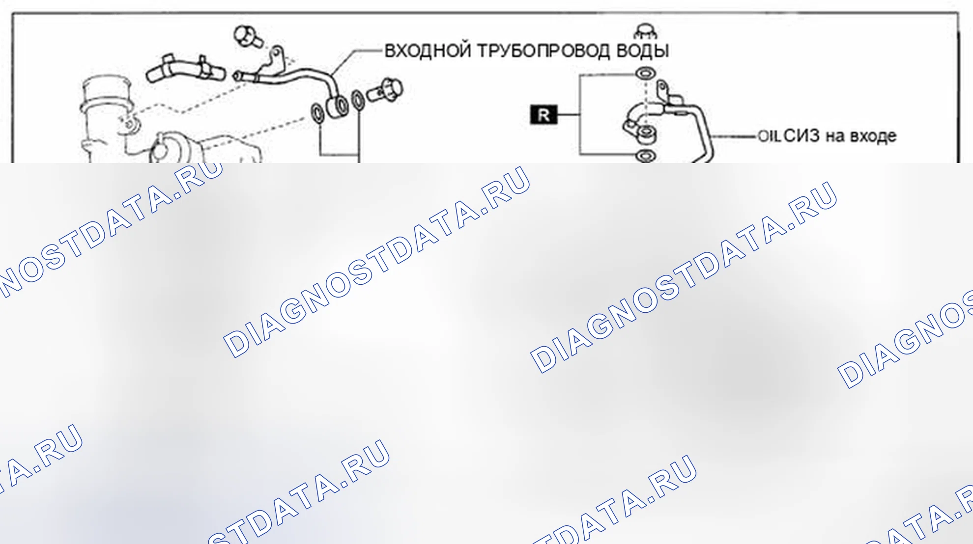 Рис. 314: Примечание по демонтажу турбокомпрессора. Honda CR-V IV рестайлинг