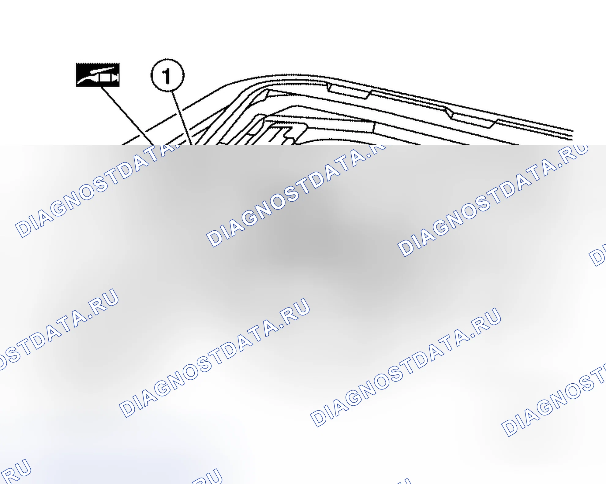 Рис. 24: ДЕФЛЕКТОР ВЕТРА. Honda Mobilio I