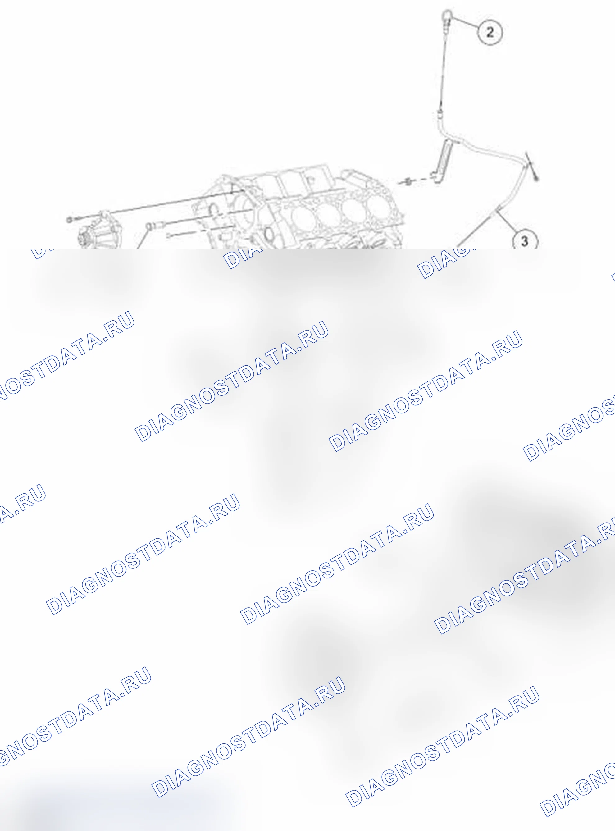 Рис. 237: Двигатель 5.4L (2V) - внешние компоненты. Ford Cutaway E350 Super Duty 