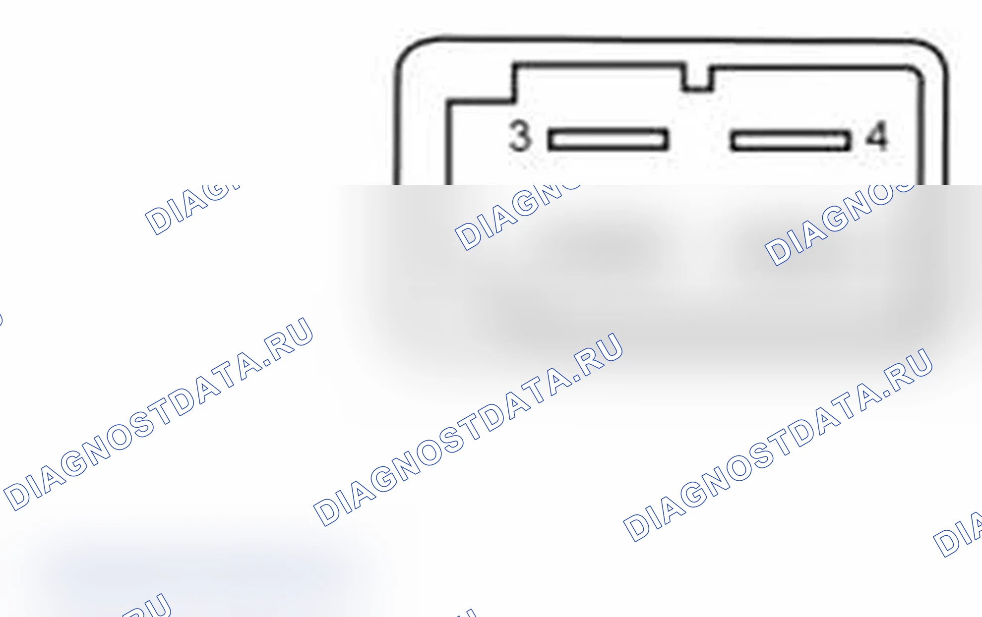 Рис. 54: Резистор двигателя воздуходувки. Ford Transit Connect I рестайлинг