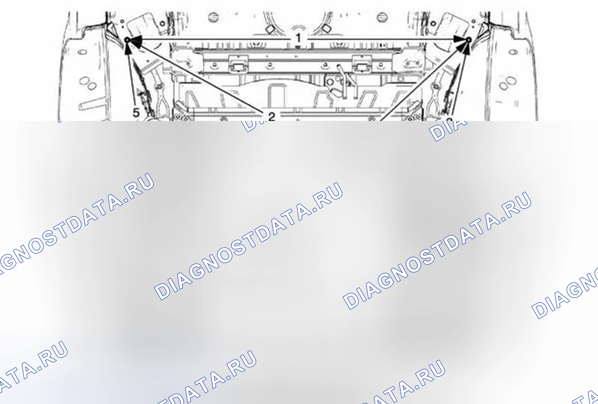 Рис. 69: Нижний задний конец. Chevrolet Sonic I