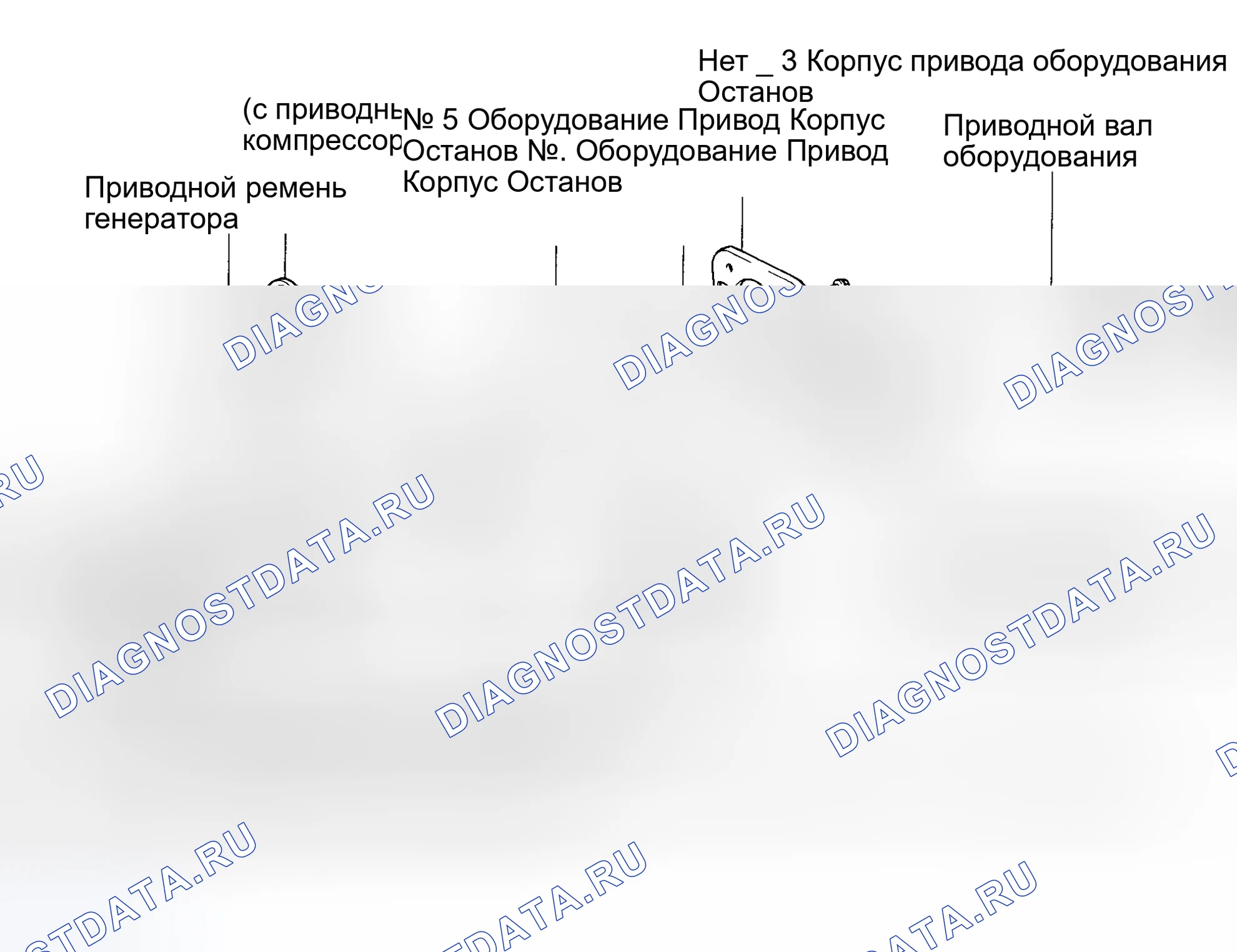 Рис. 21: РАЗВОДКА ПРИВОДНОГО РЕМНЯ (PREVIA). Toyota Camry V30