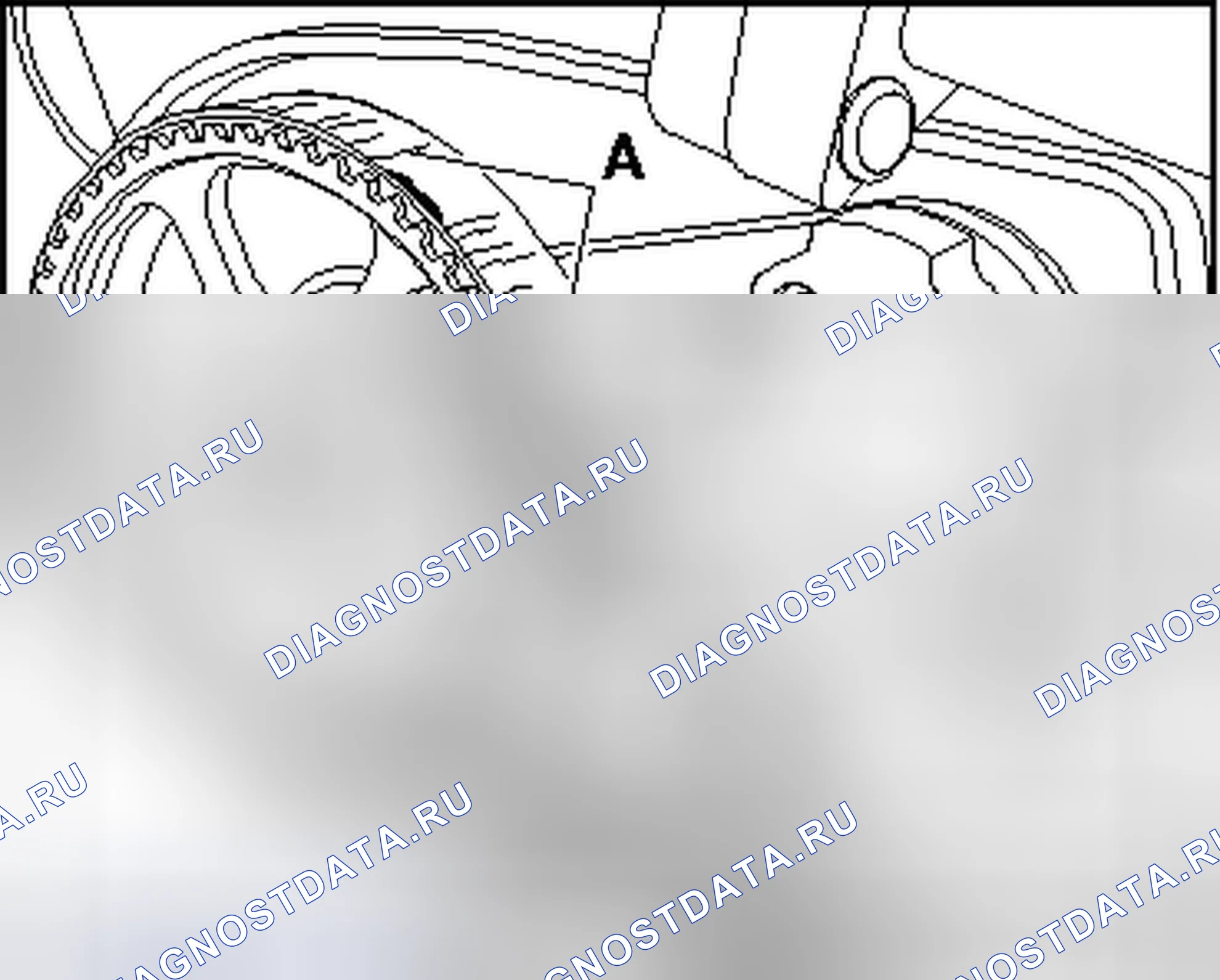 Рис. 170: ЗУБЧАТЫЙ РЕМЕНЬ ПРИВОДА РАСПРЕДЕЛИТЕЛЬНОГО ВАЛА, TDI Pd, ПРОВЕРКА. Volkswagen Jetta V