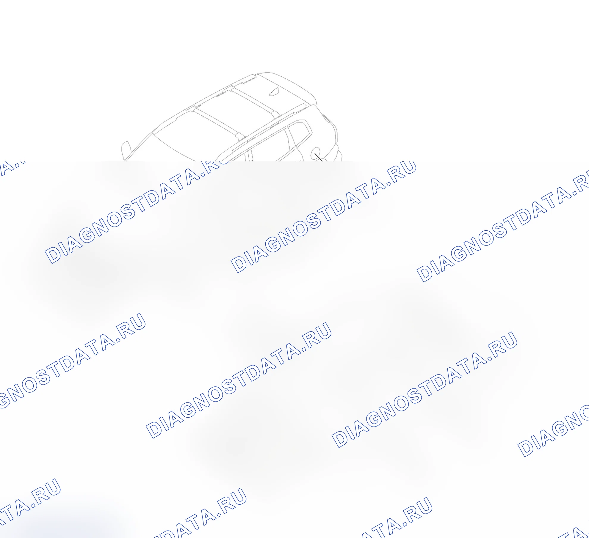 Схема расположения пластмассовых деталей — Haval Dargo. Haval Dargo I